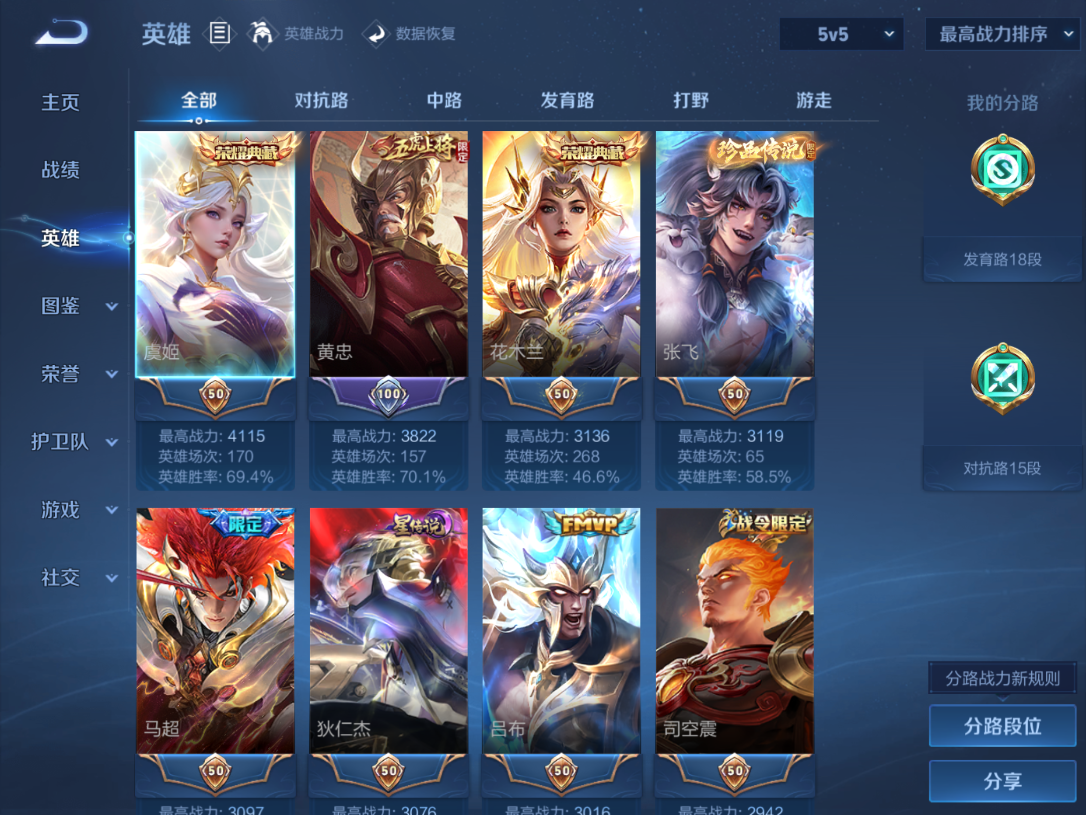 WZCMW4342749王者荣耀账号详情图2