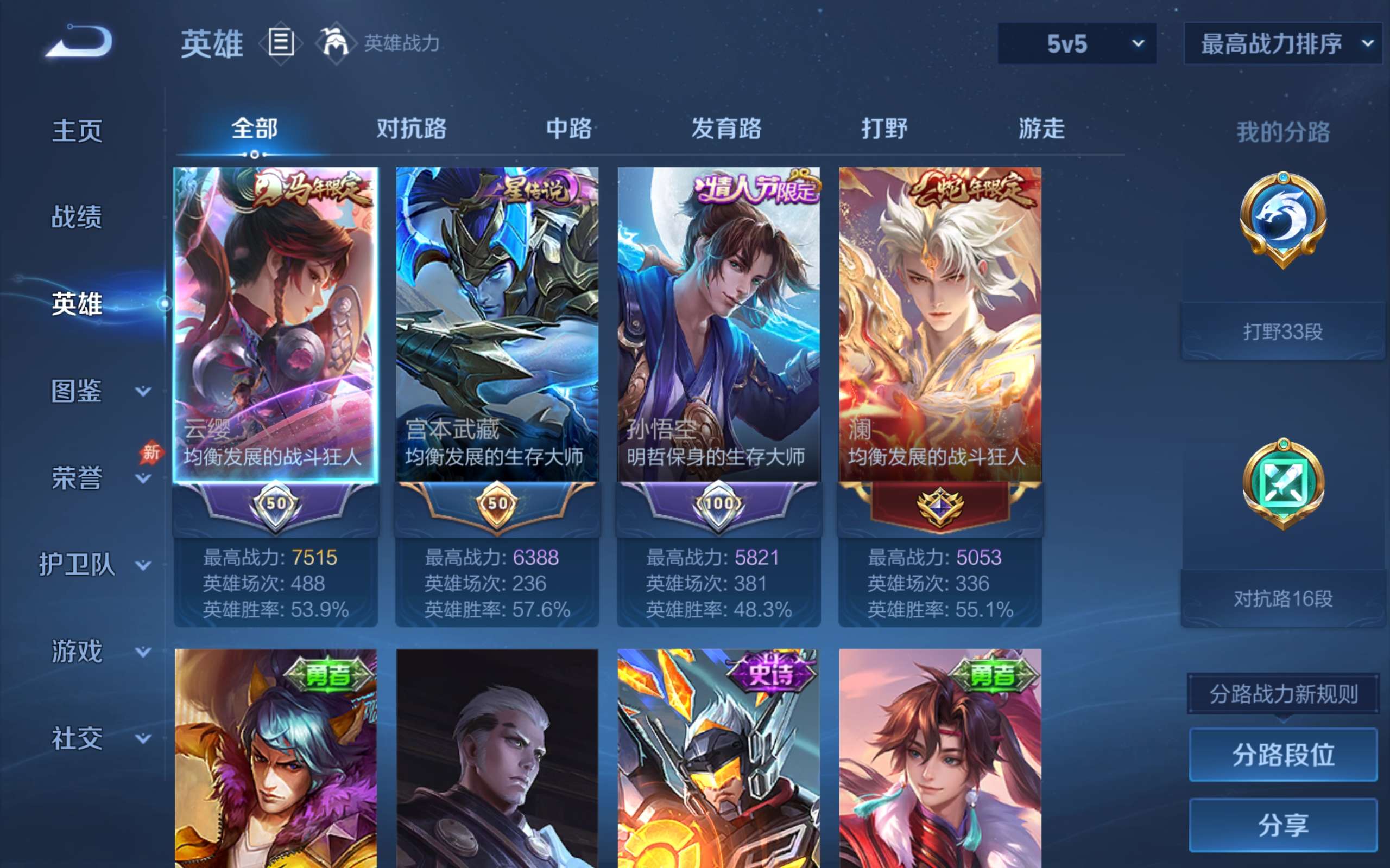 WZCMW4342681王者荣耀账号详情图2