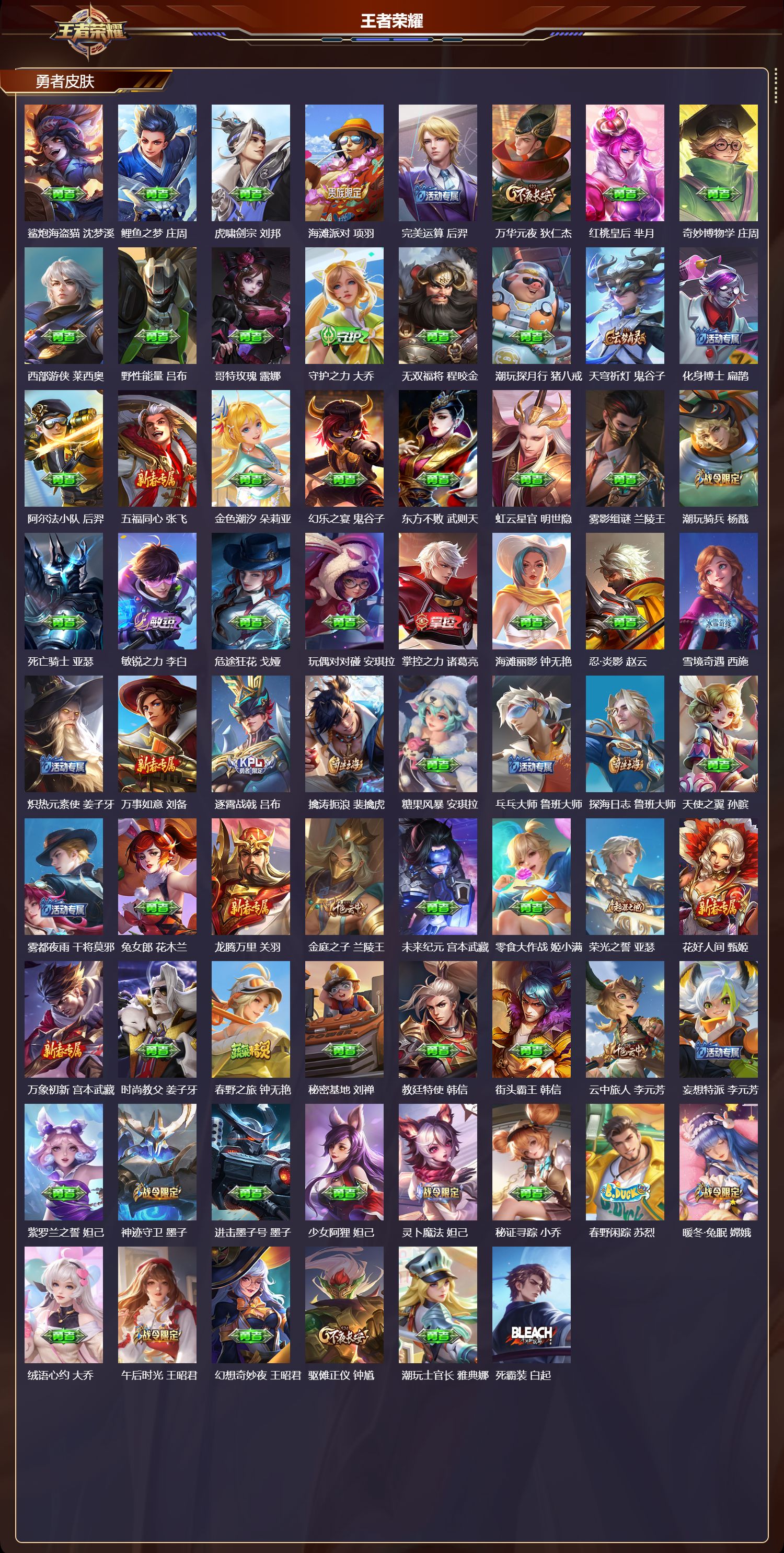 WZQM4323254王者荣耀账号详情图4