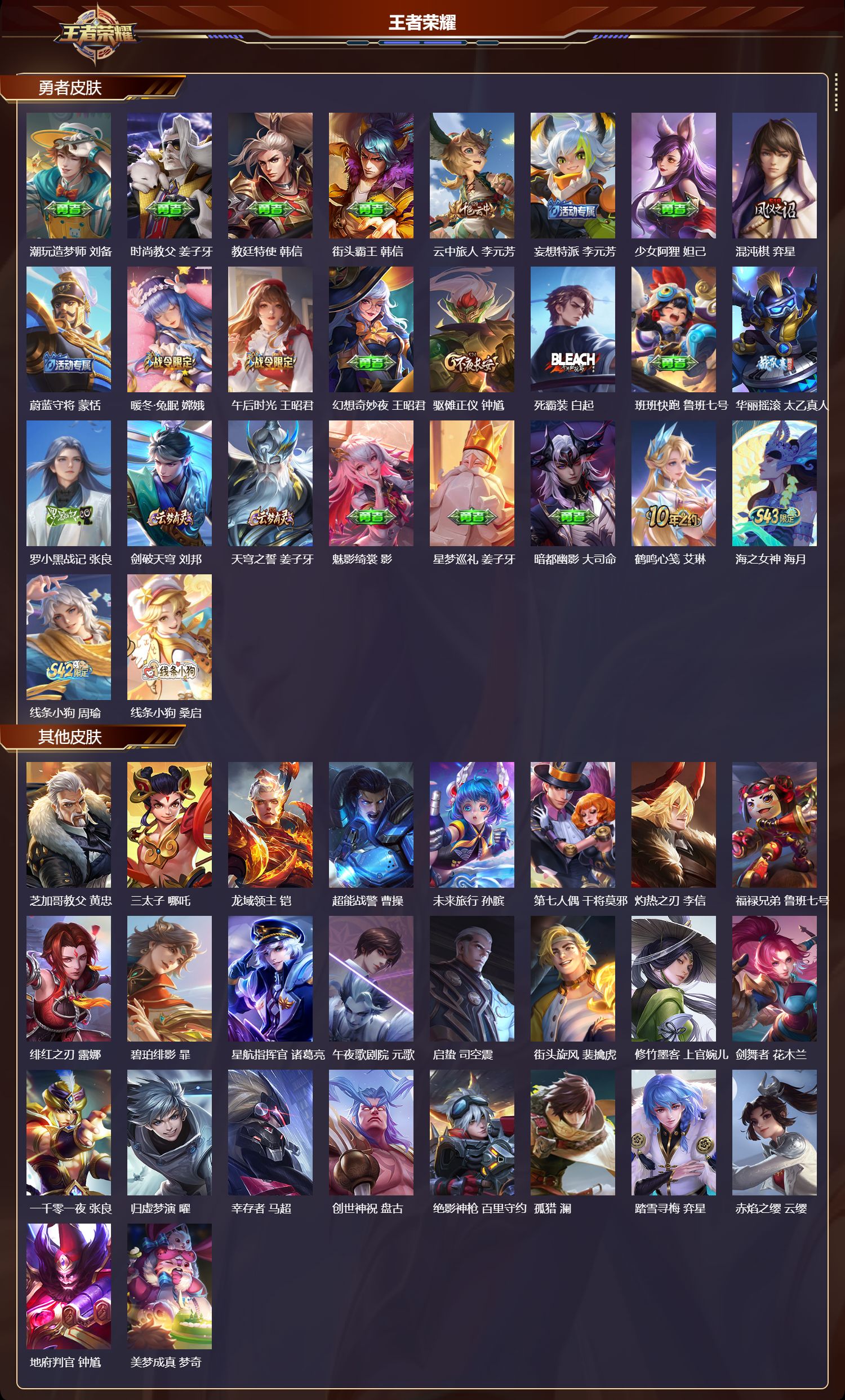 WZQM4325047王者荣耀账号详情图4