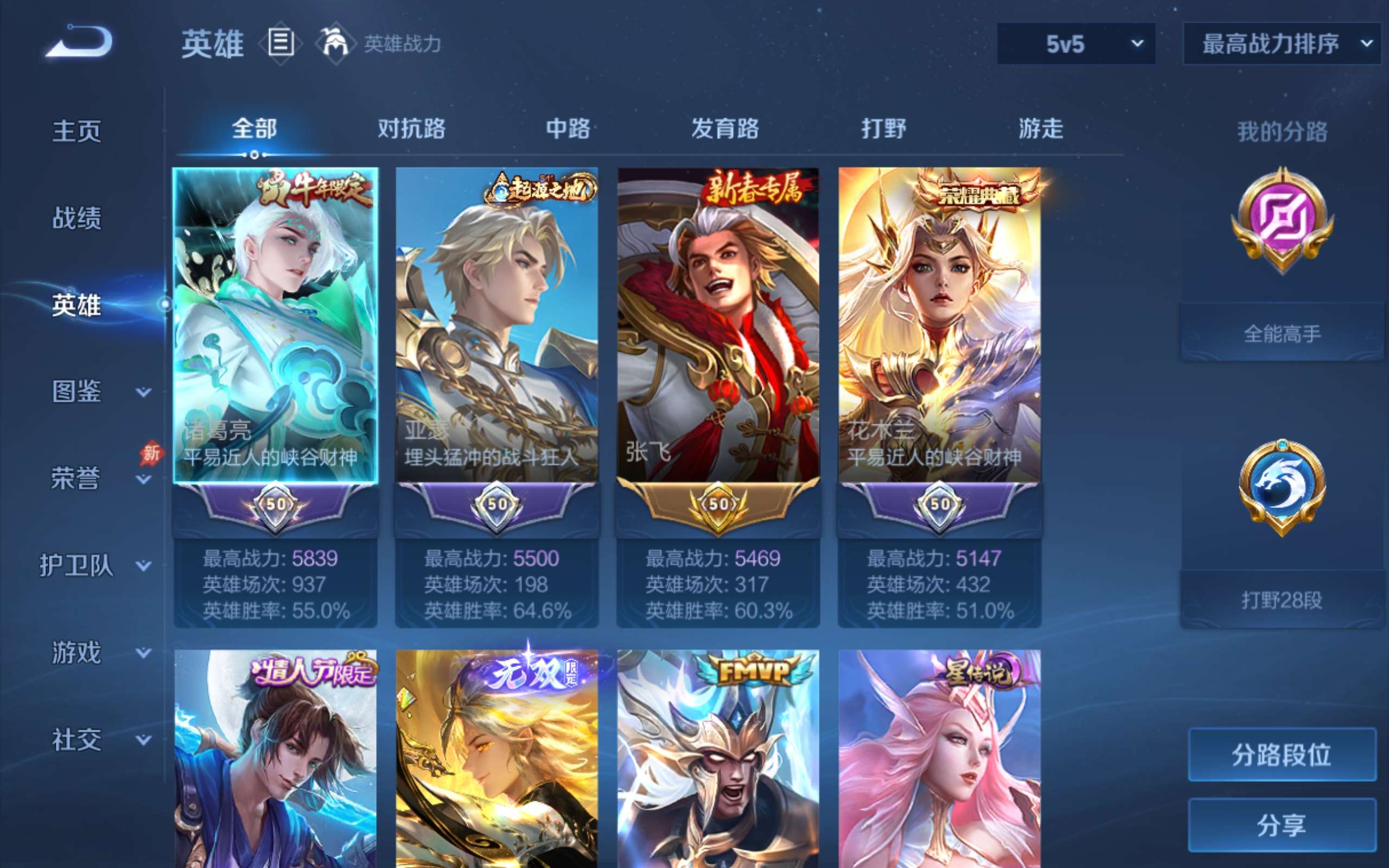 WZCMW4342798王者荣耀账号详情图2
