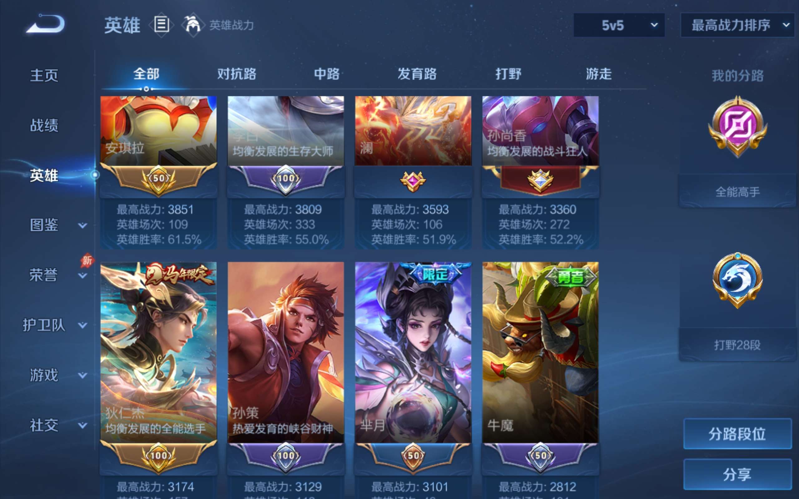 WZCMW4342798王者荣耀账号详情图4