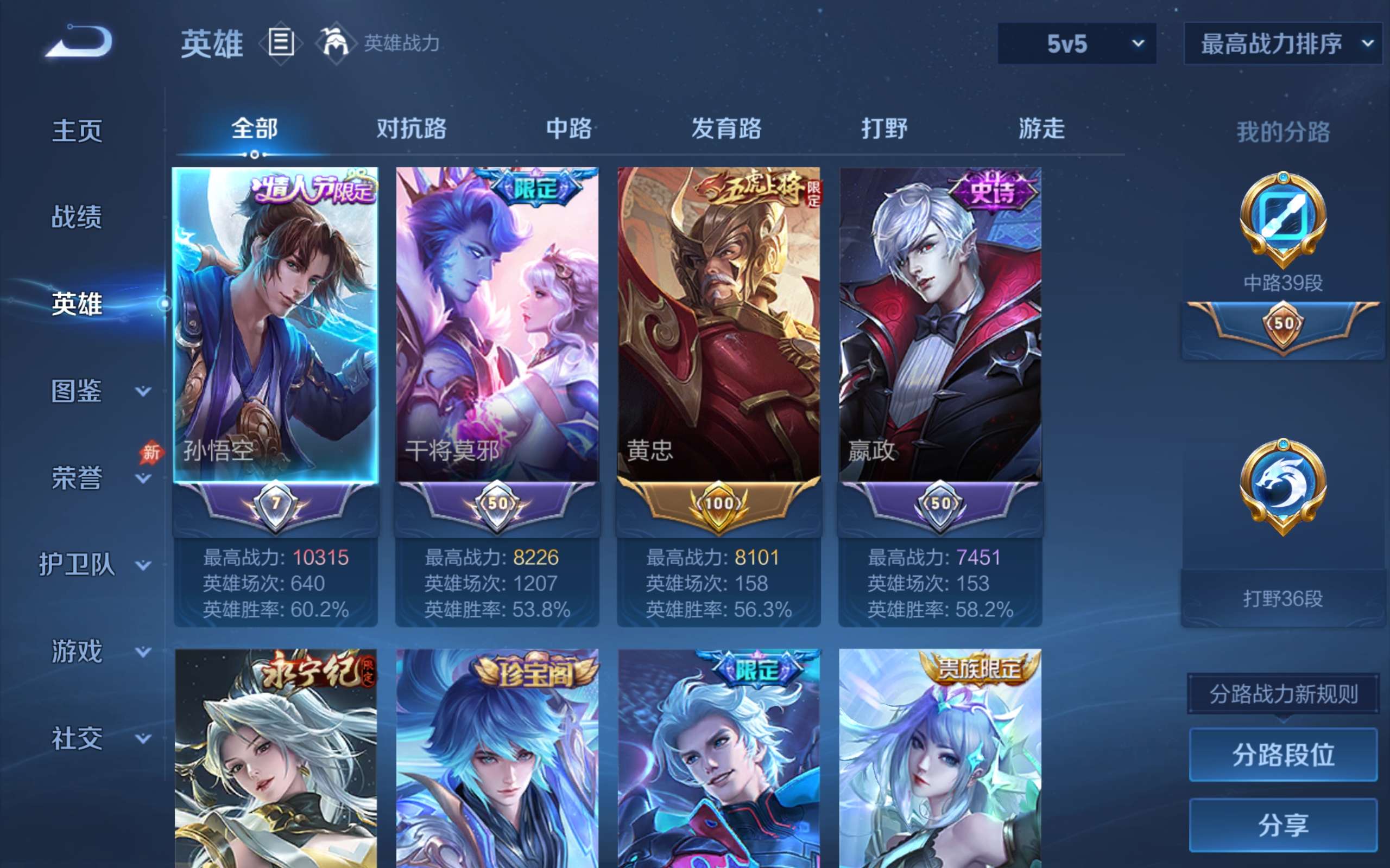 WZCMW4342816王者荣耀账号详情图2