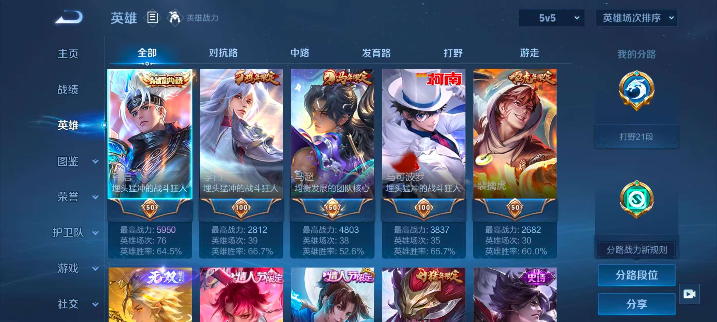 WZCMW4342473王者荣耀账号详情图2