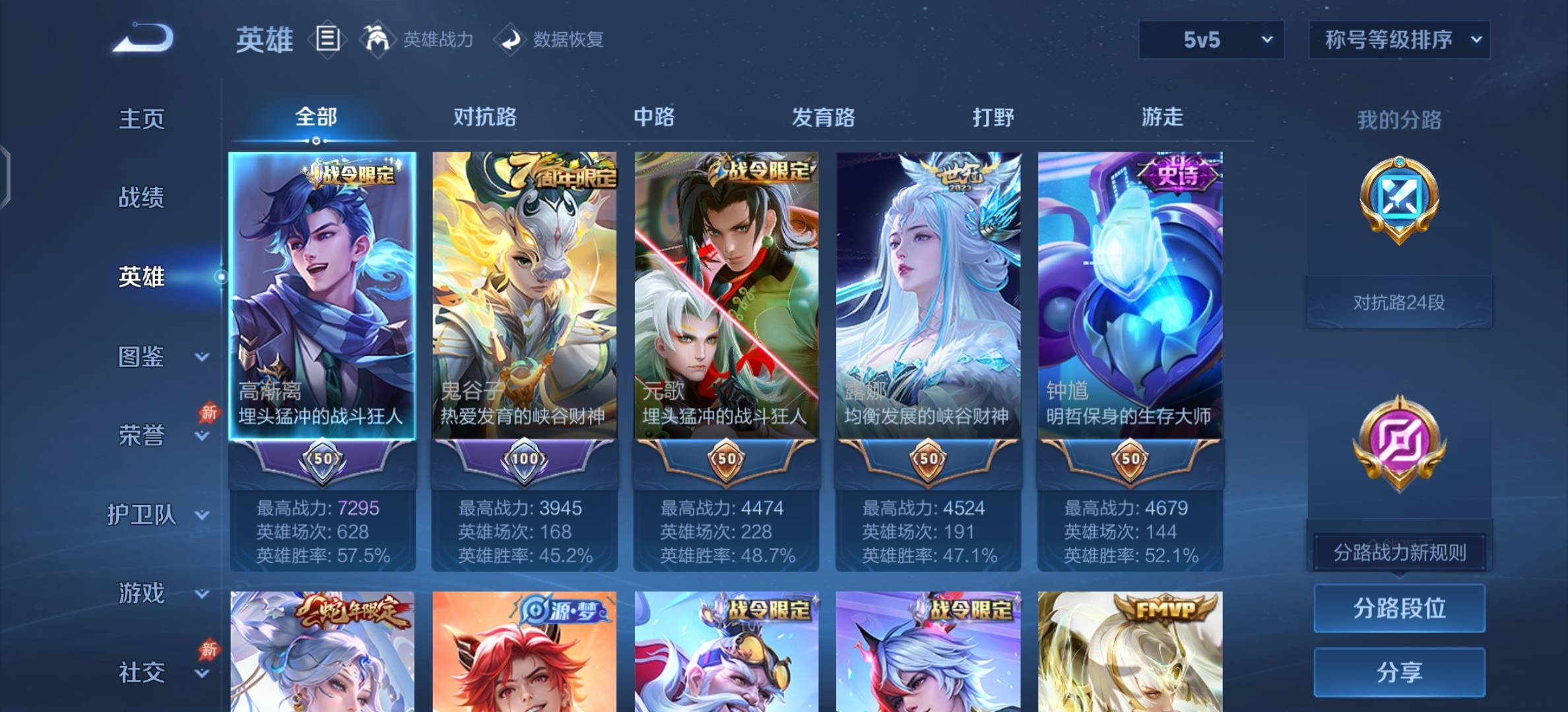 WZCMW4342598王者荣耀账号详情图3