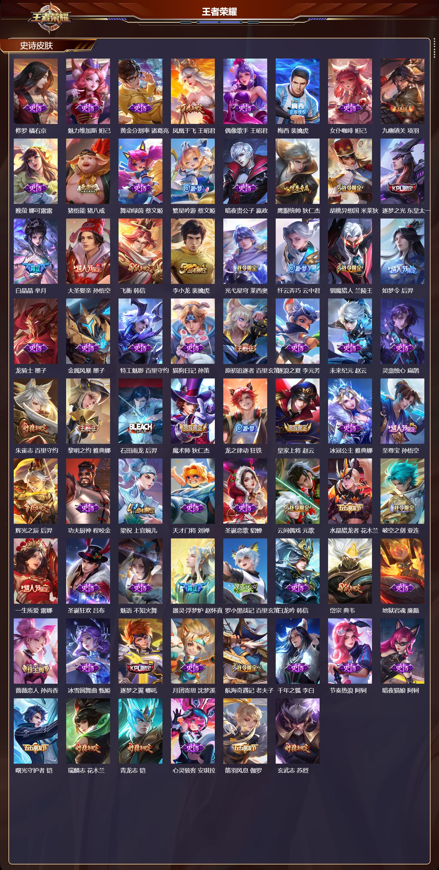 WZMK4324402王者荣耀账号详情图2