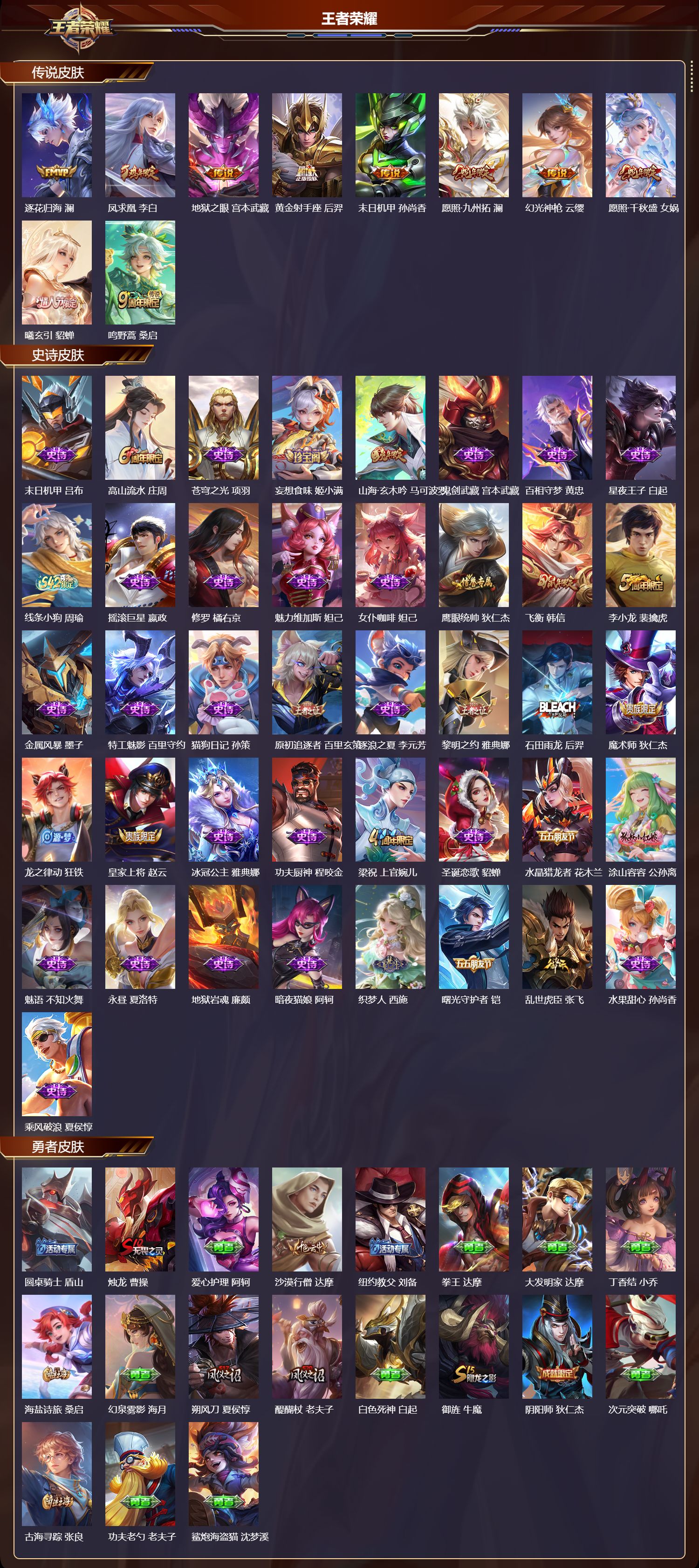 WZMK4324927王者荣耀账号详情图1