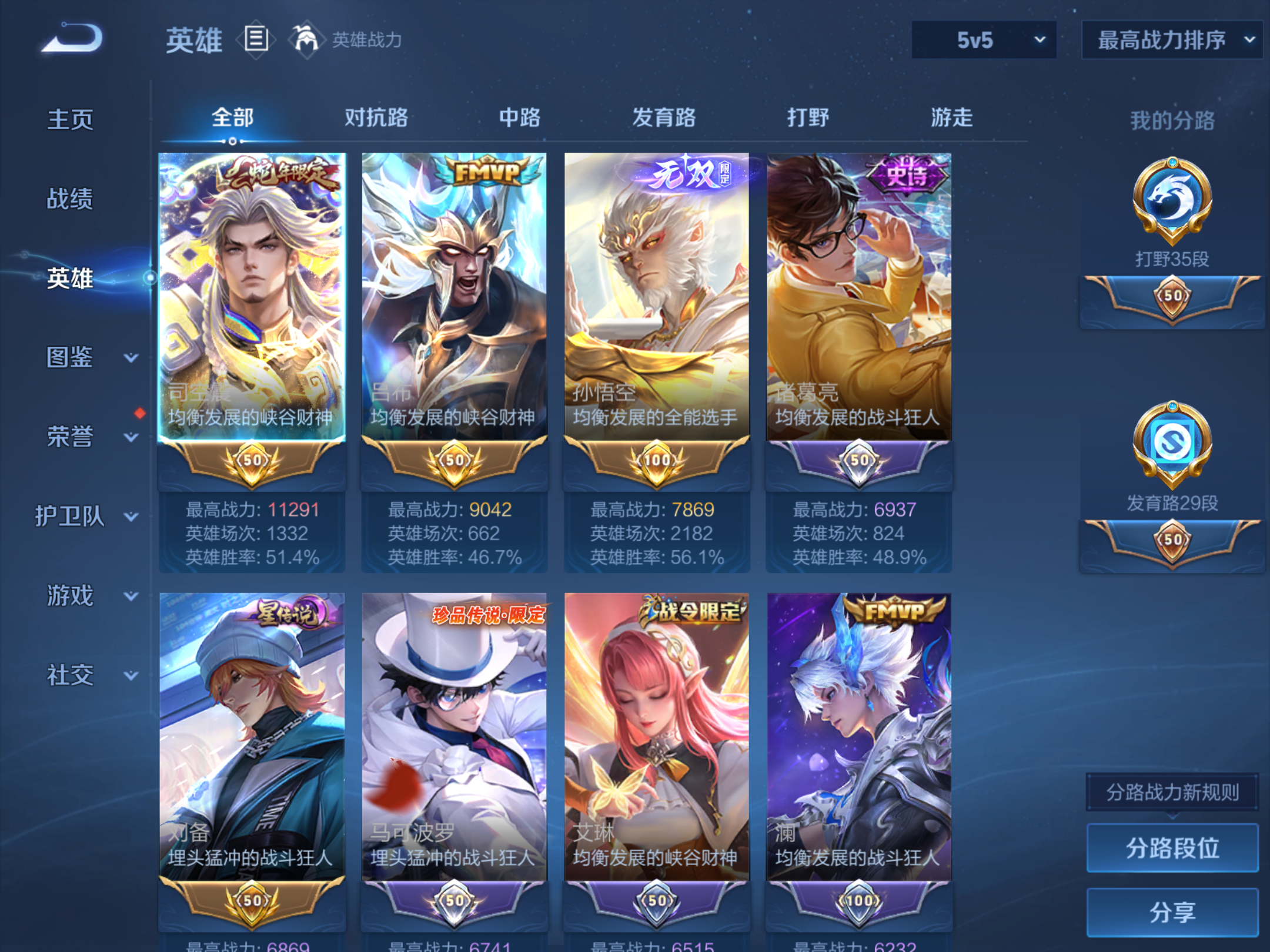 WZCMW4342610王者荣耀账号详情图2