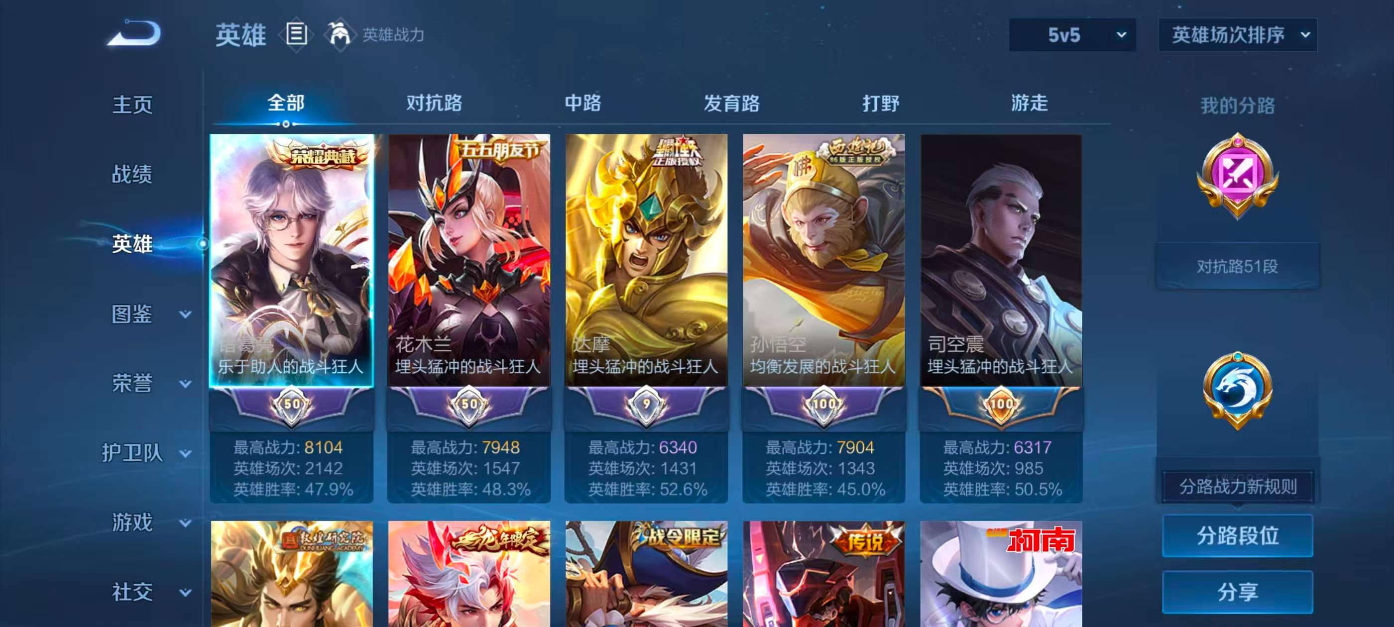 WZCMW4342334王者荣耀账号详情图2