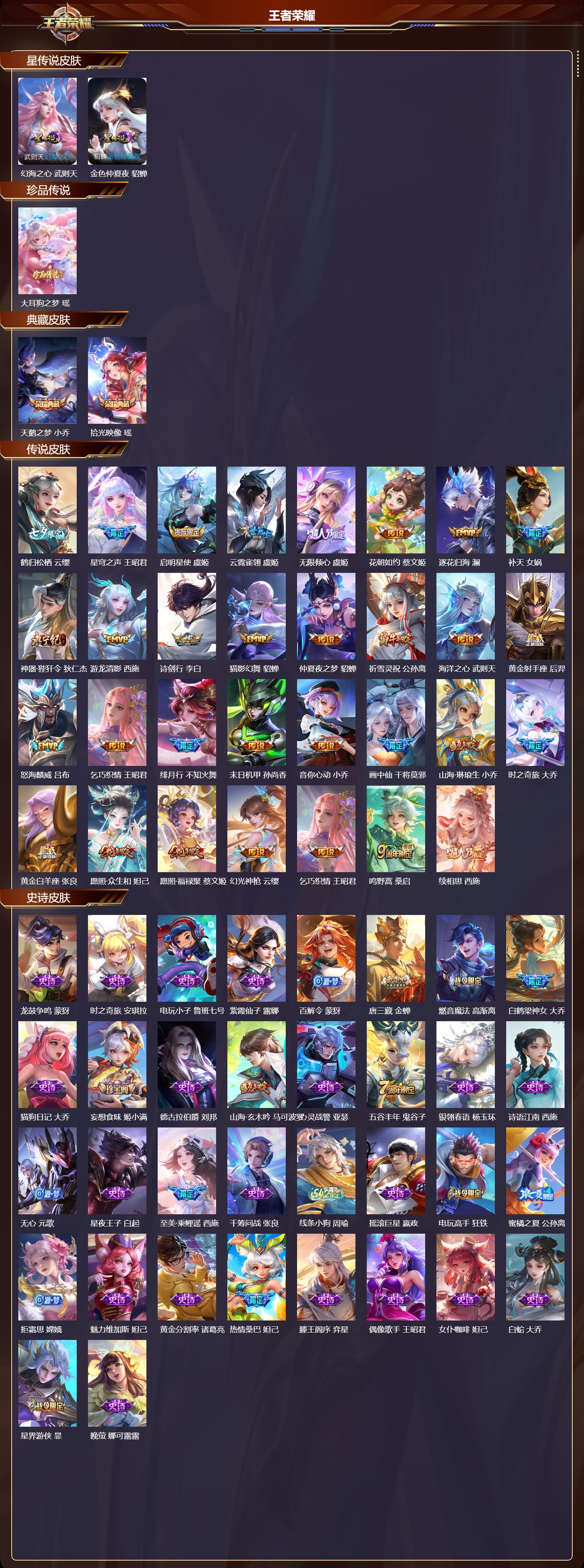 WZQM4323254王者荣耀账号详情图2