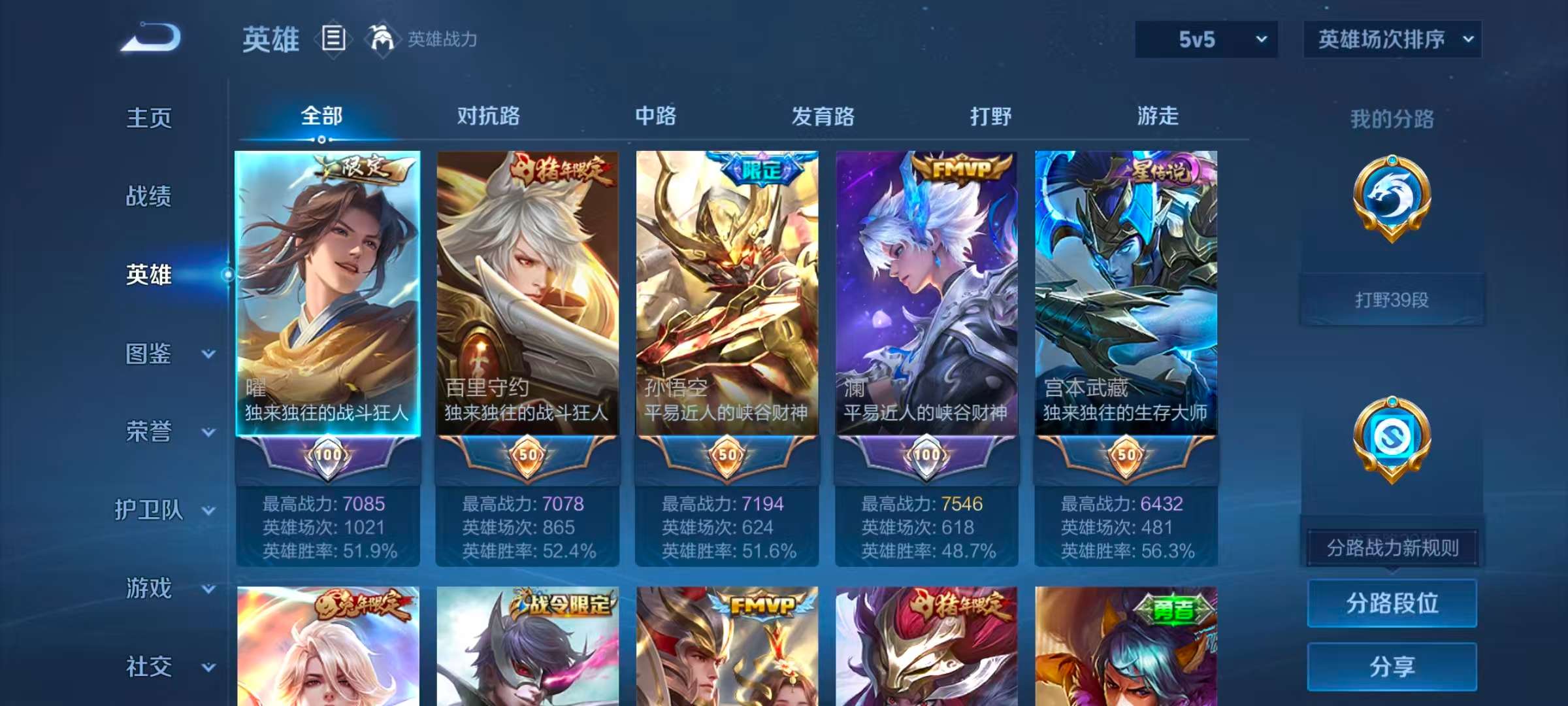 WZCMW4342663王者荣耀账号详情图2