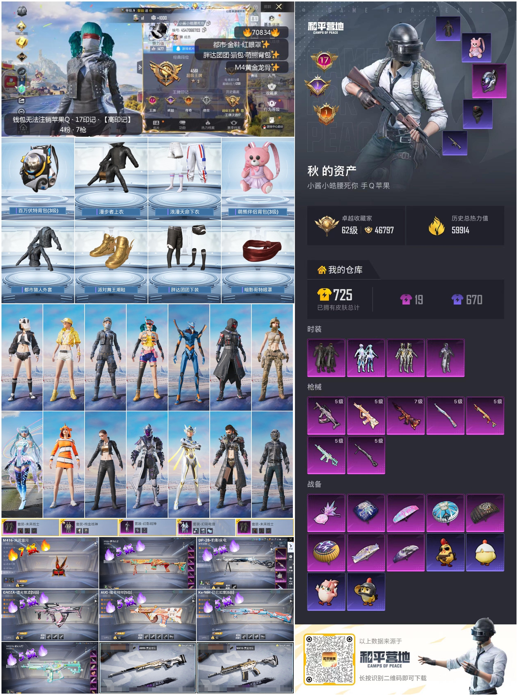 HPCMW4196075和平精英账号详情图3