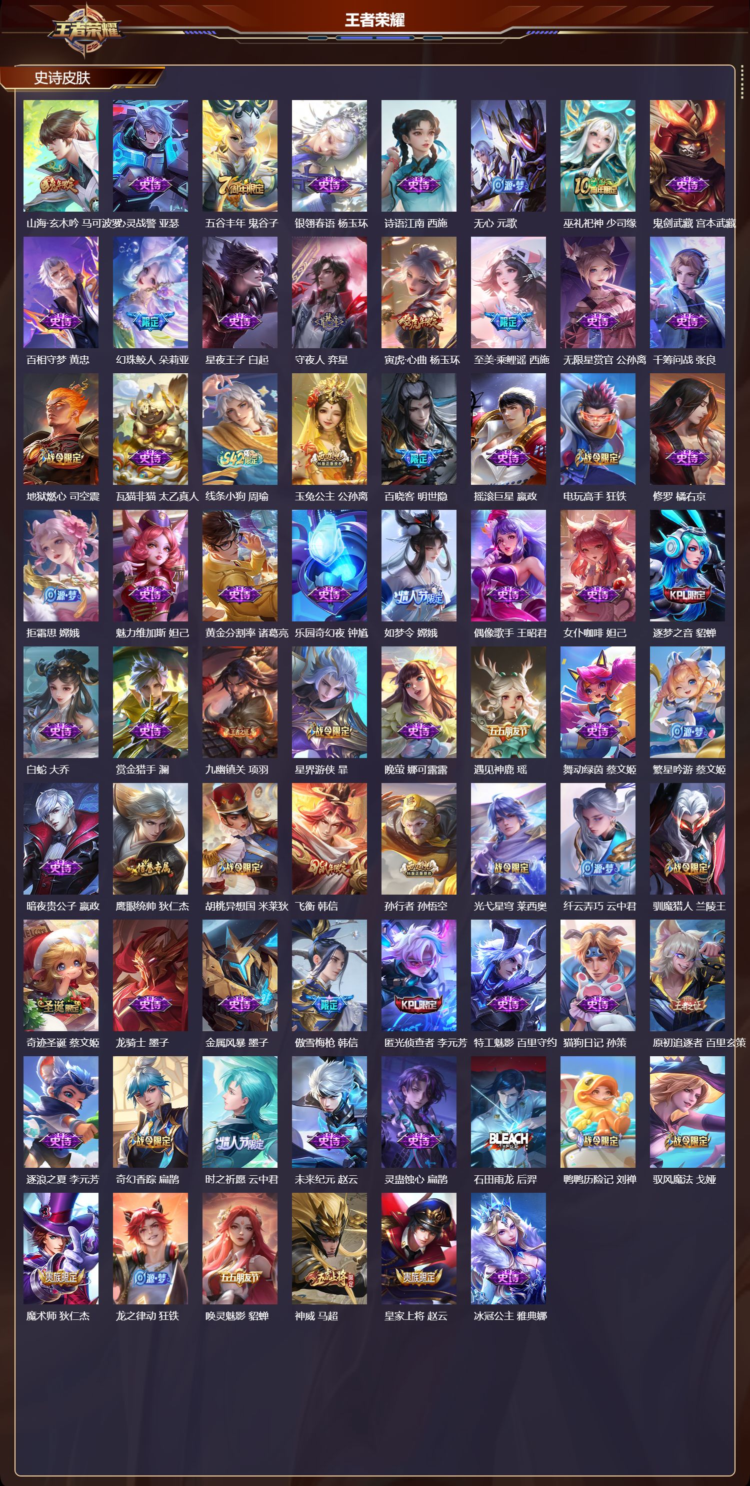 WZLX4327452王者荣耀账号详情图2