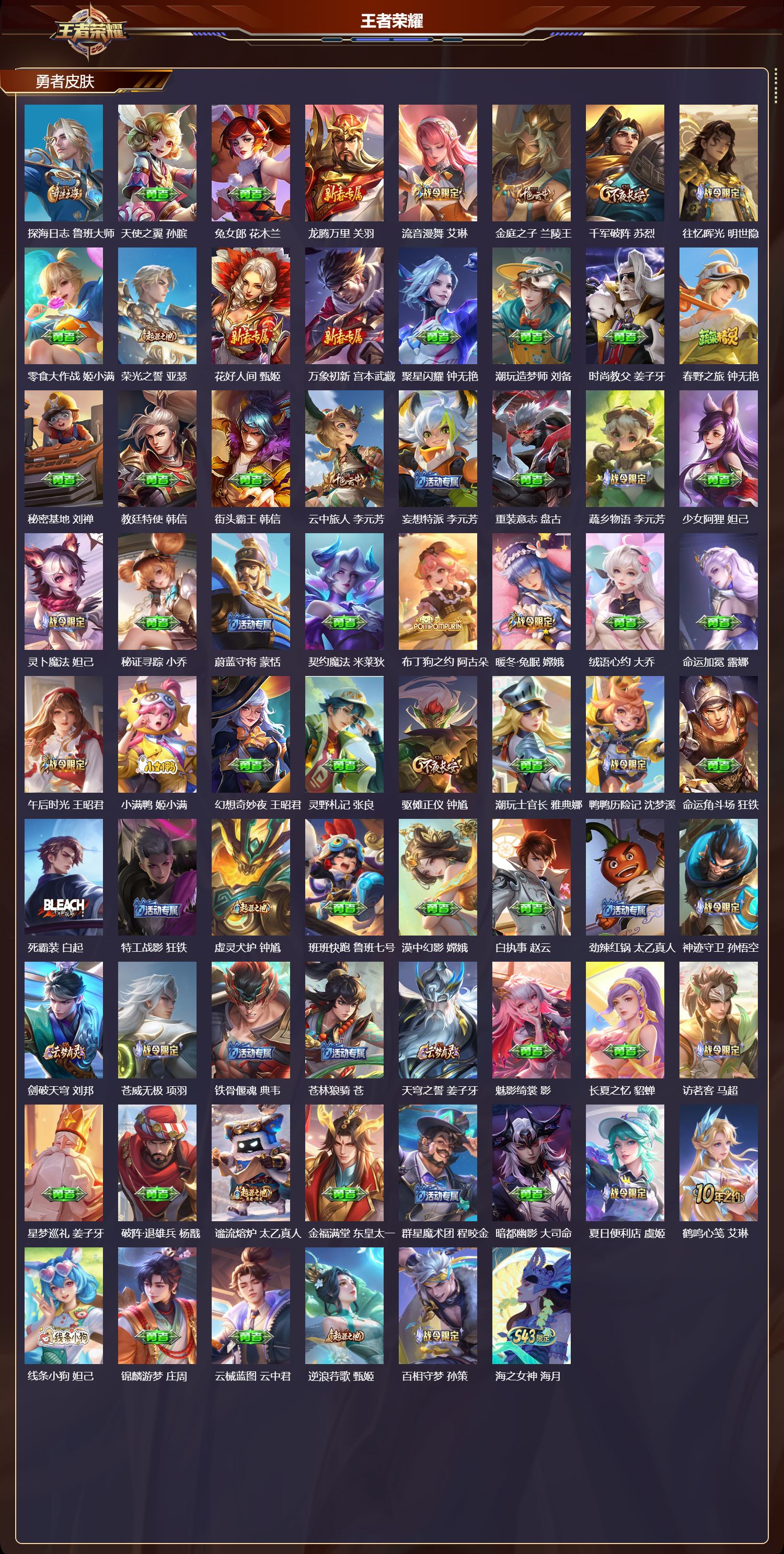 WZLX4327452王者荣耀账号详情图5