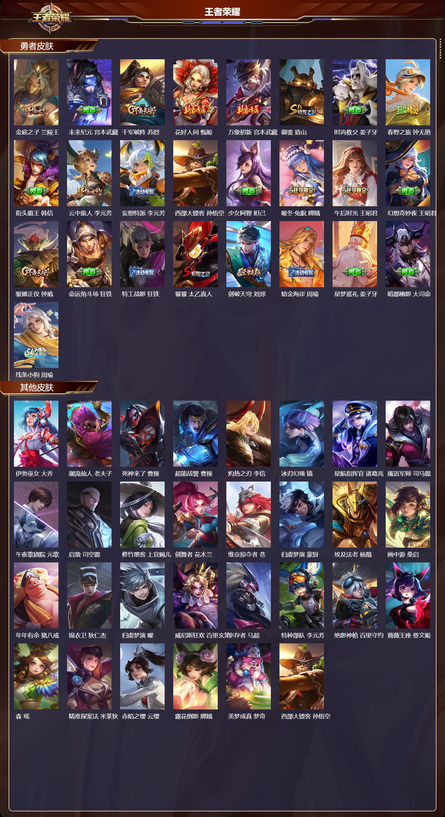 WZQM4325316王者荣耀账号详情图4