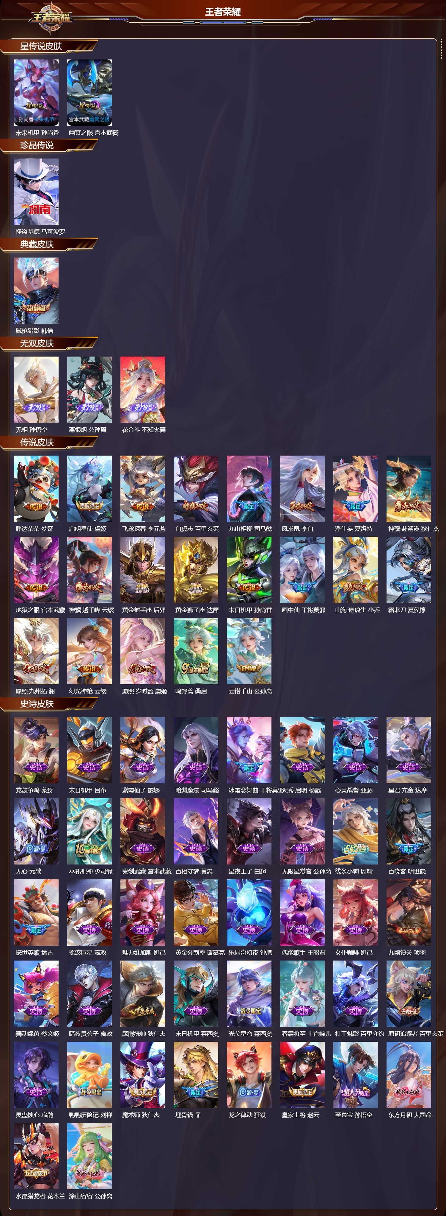 WZQM4325321王者荣耀账号详情图2