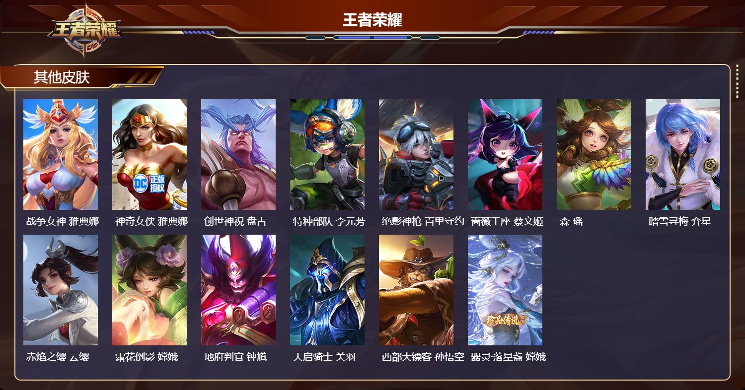 WZQM4325319王者荣耀账号详情图6