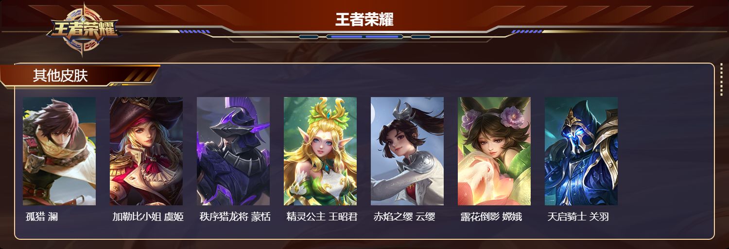 WZMK4324986王者荣耀账号详情图3