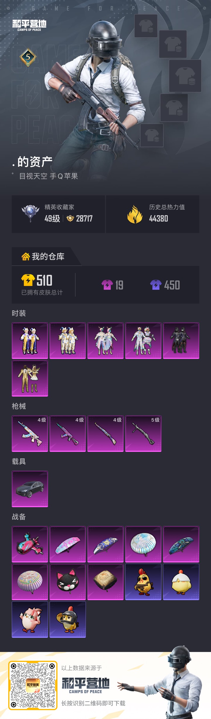 HPLX4264616和平精英账号详情图13