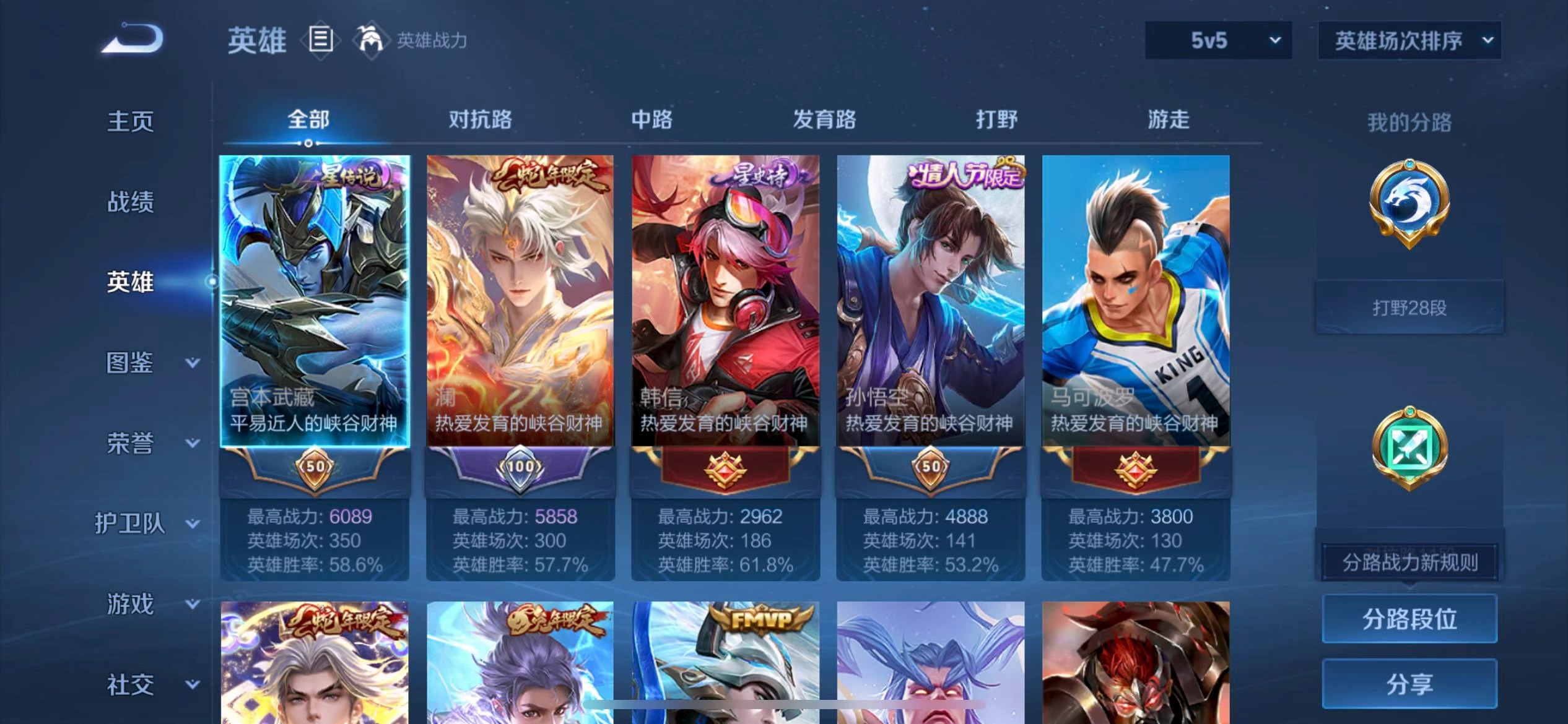 WZCMW4345623王者荣耀账号详情图3