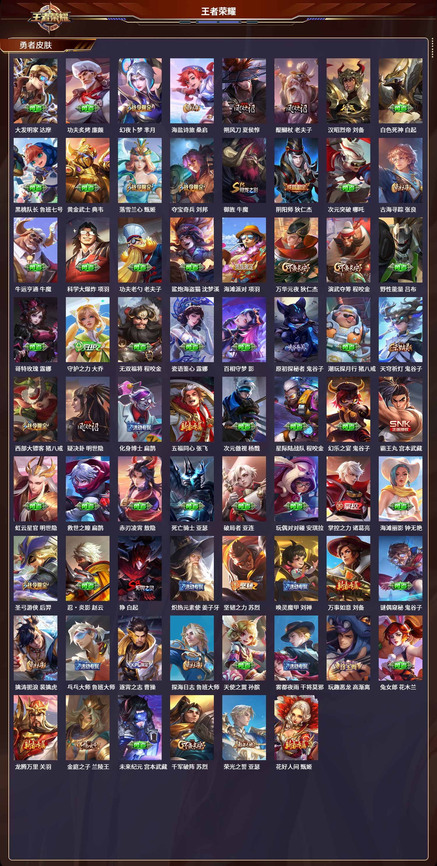 WZLX4328350王者荣耀账号详情图2