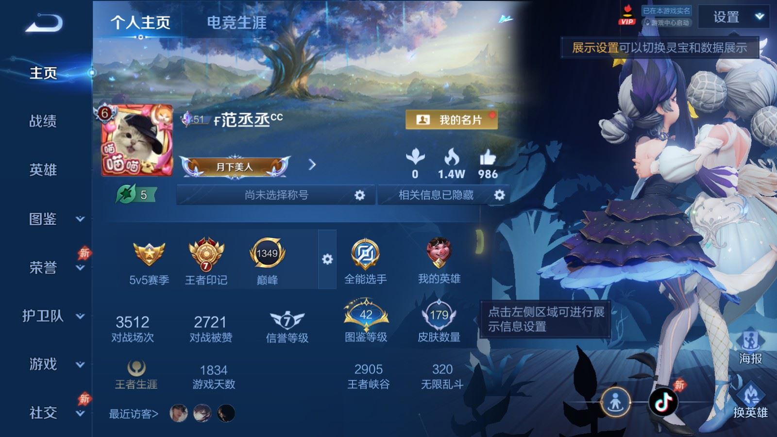 WZCMW4348315王者荣耀账号详情图1