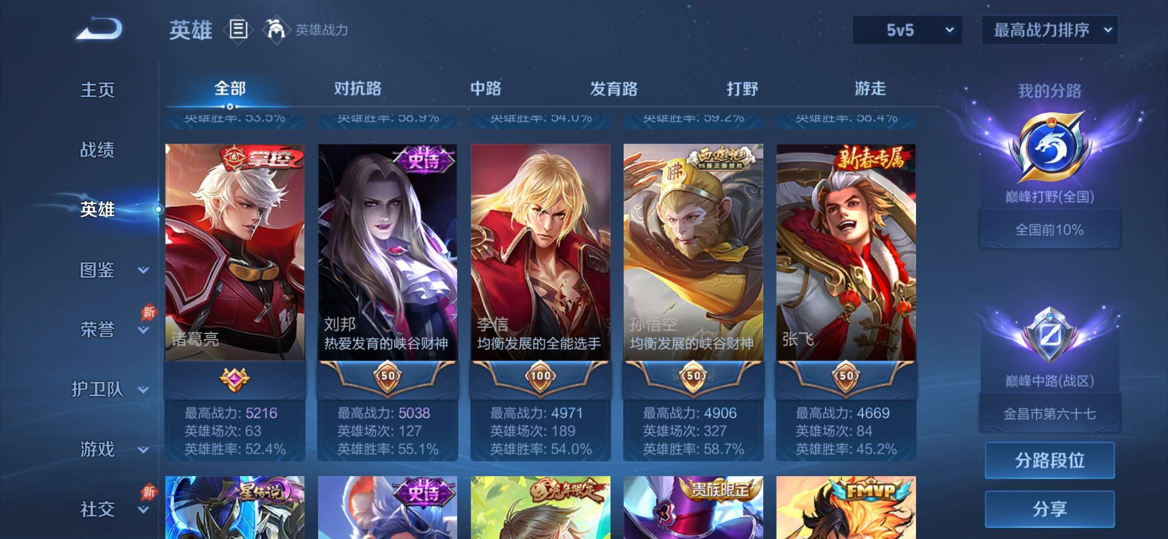 WZZM4329498王者荣耀账号详情图4