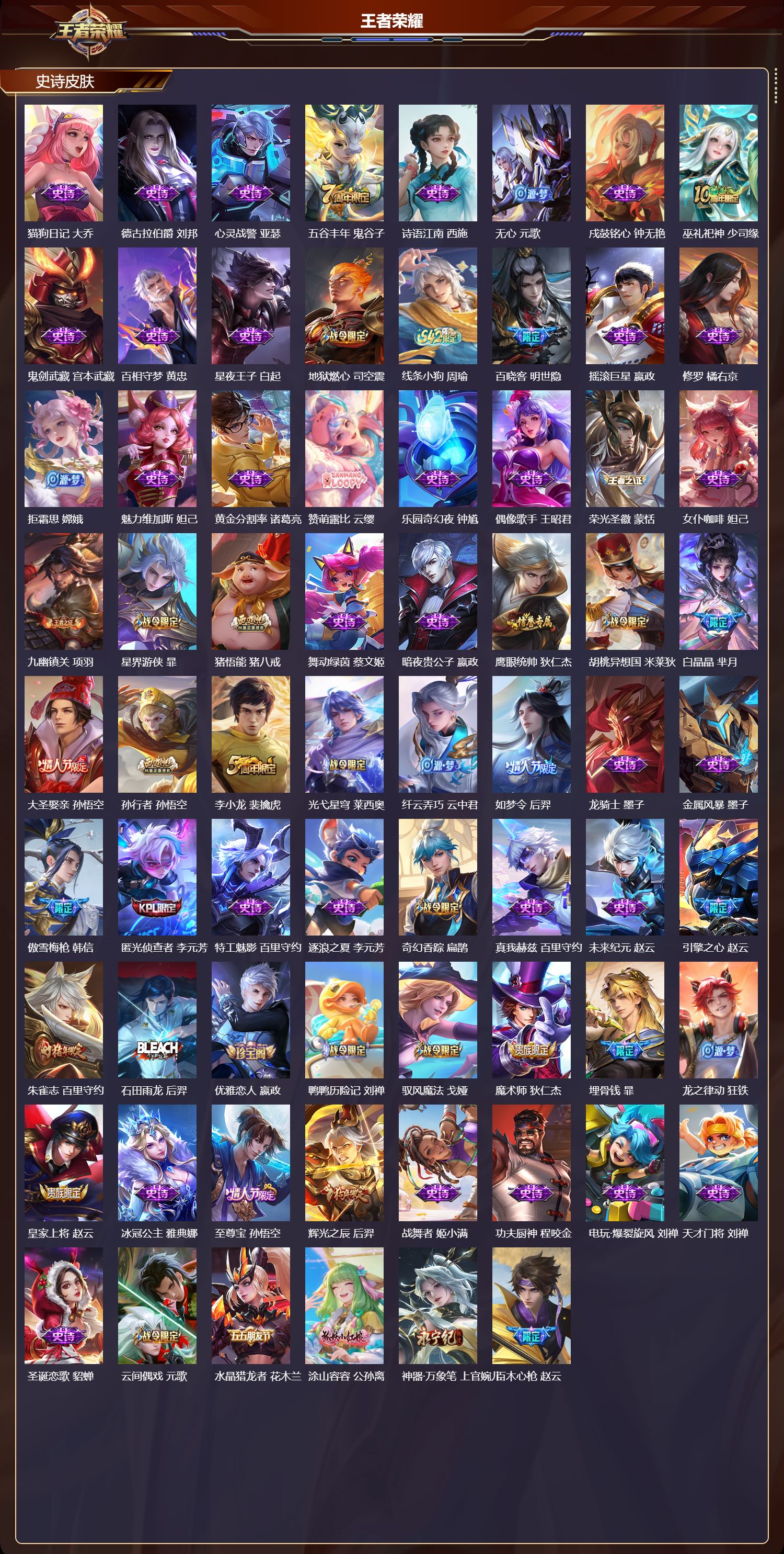 WZLX4332403王者荣耀账号详情图15