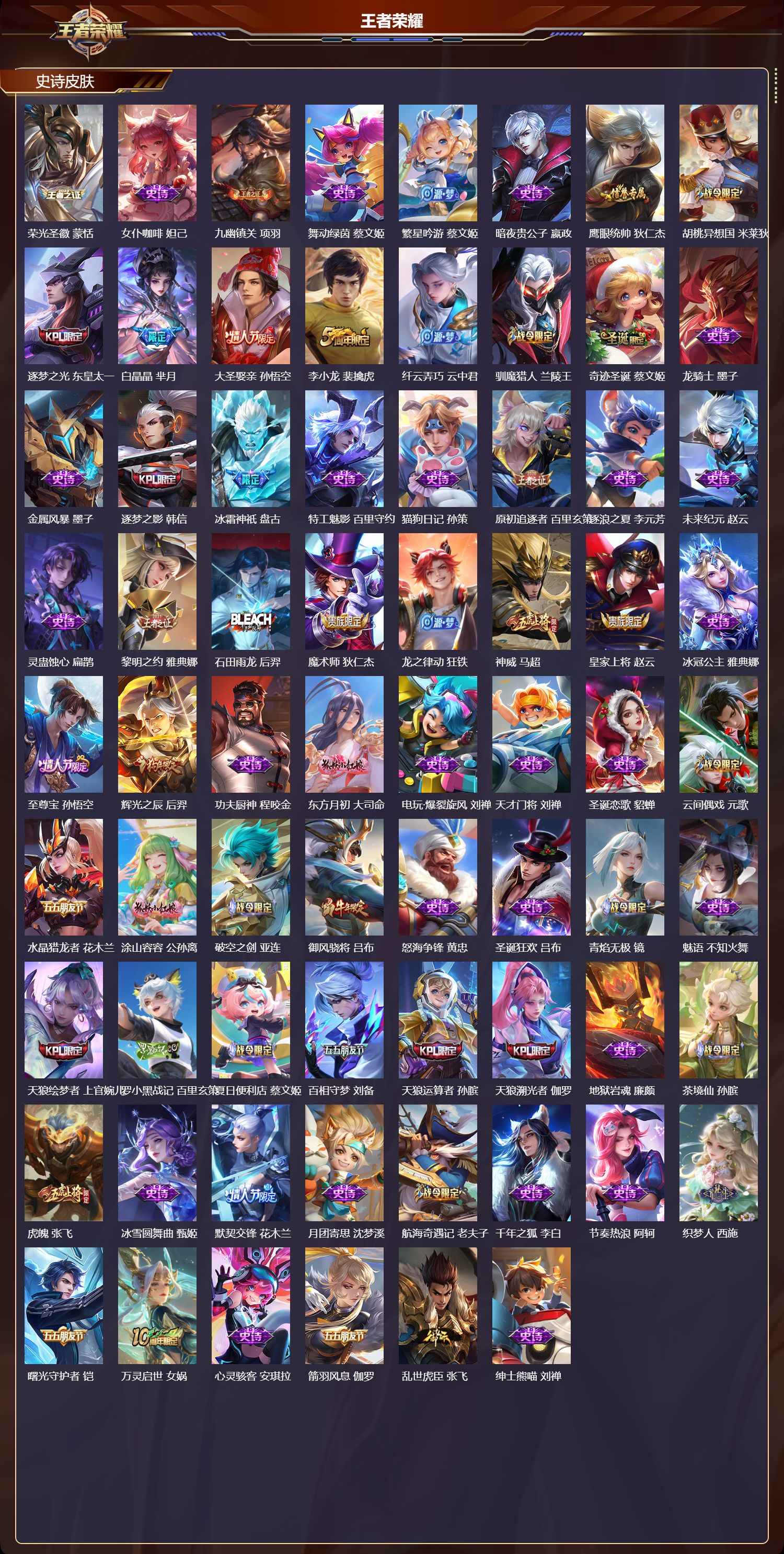 WZLX4332403王者荣耀账号详情图2