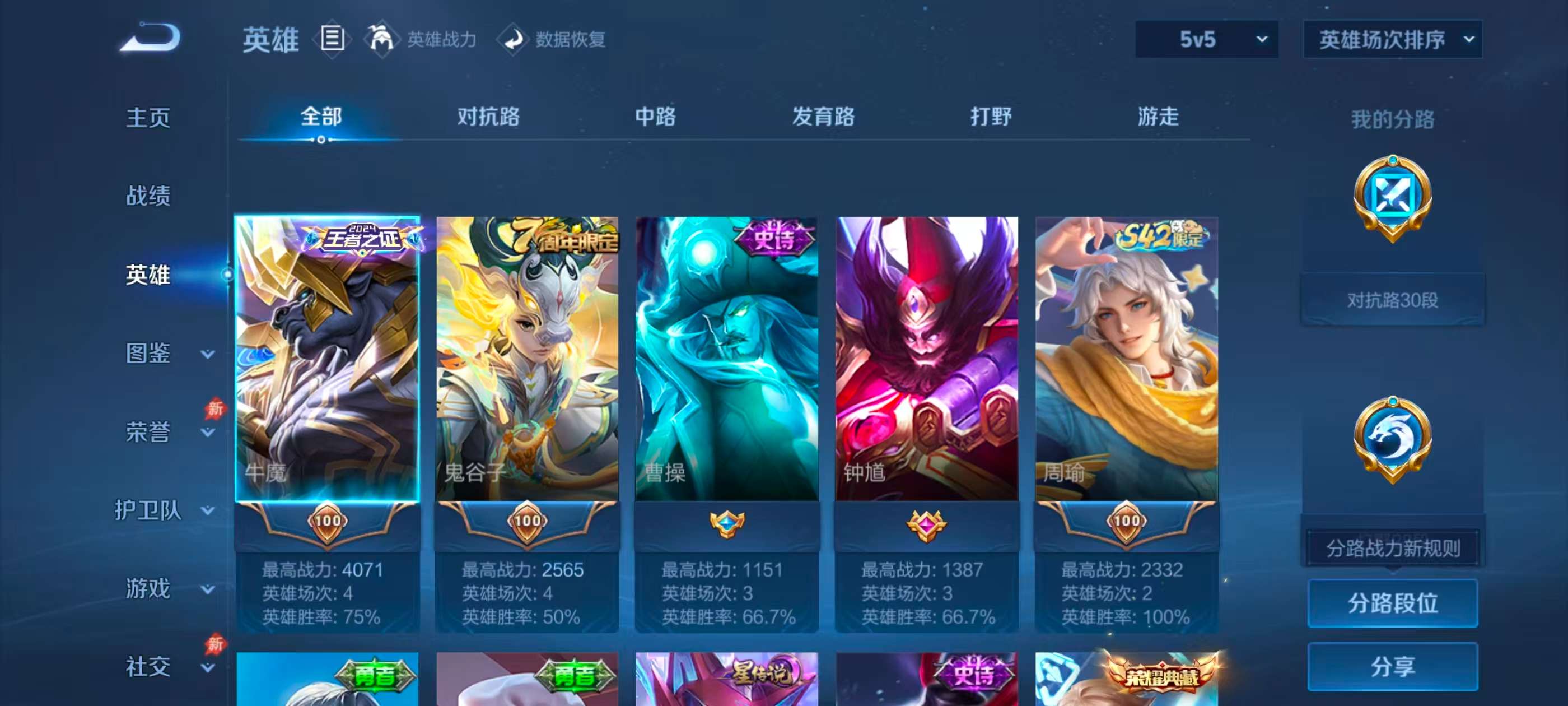 WZCMW4351534王者荣耀账号详情图4