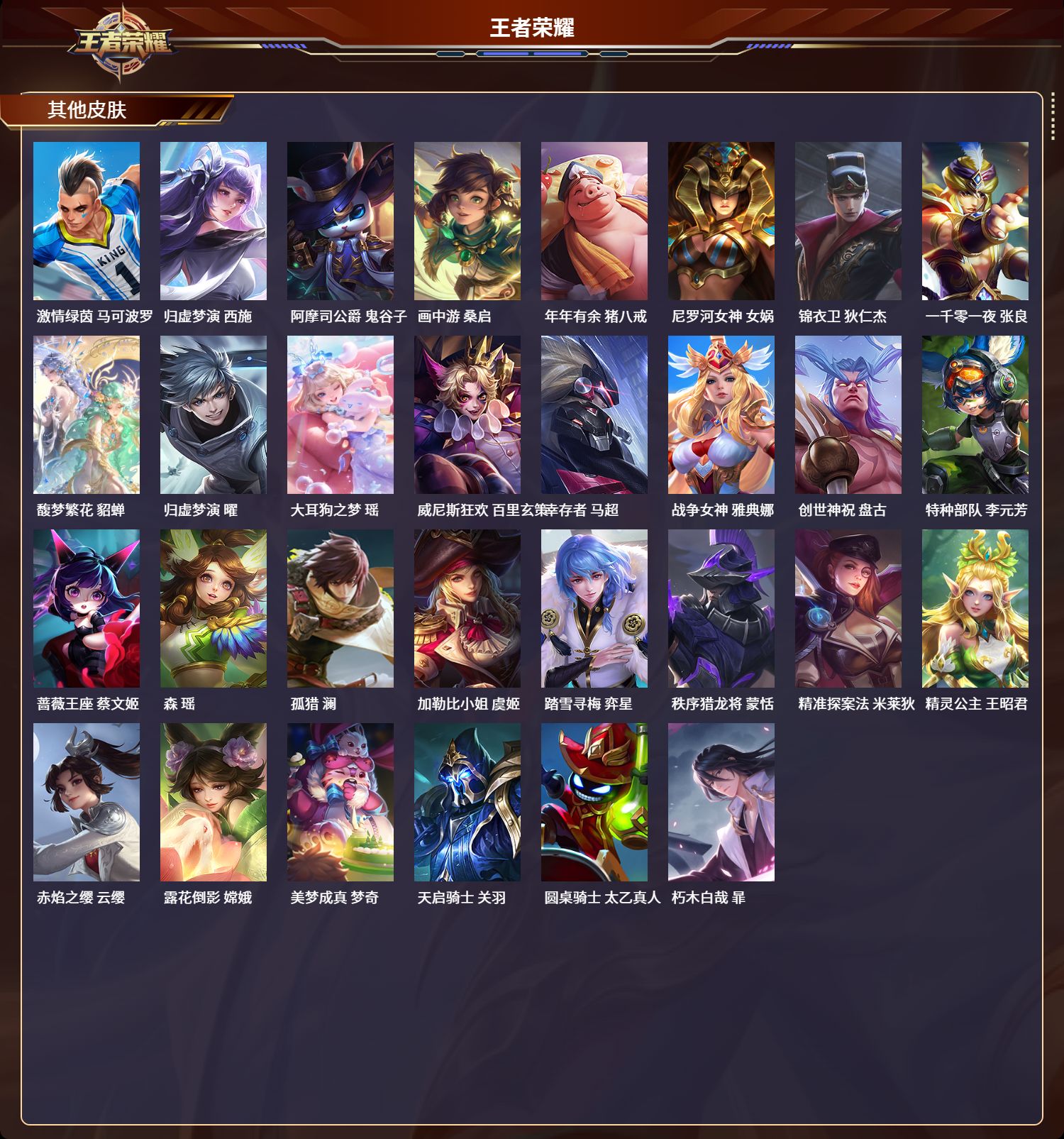 WZLX4332494王者荣耀账号详情图23