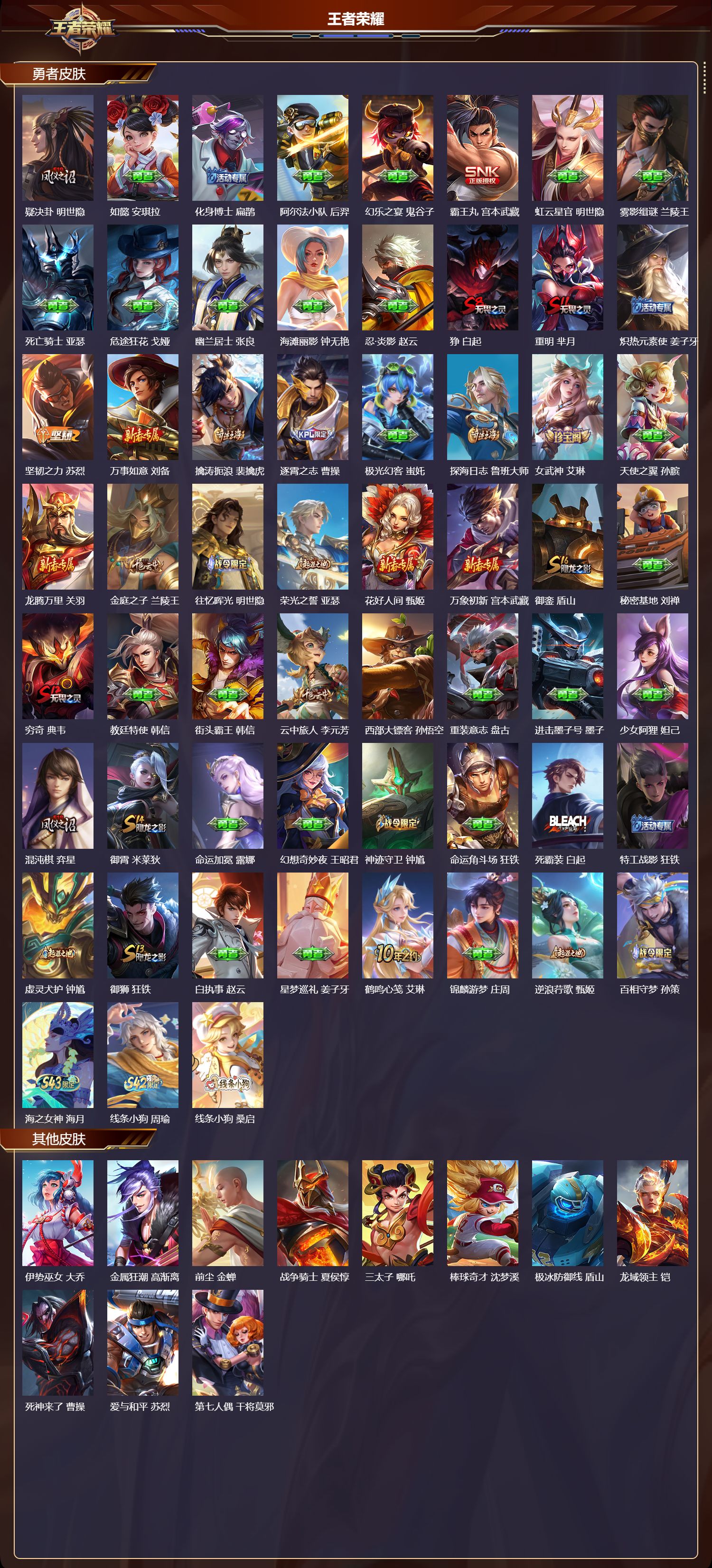 WZQM4331939王者荣耀账号详情图8