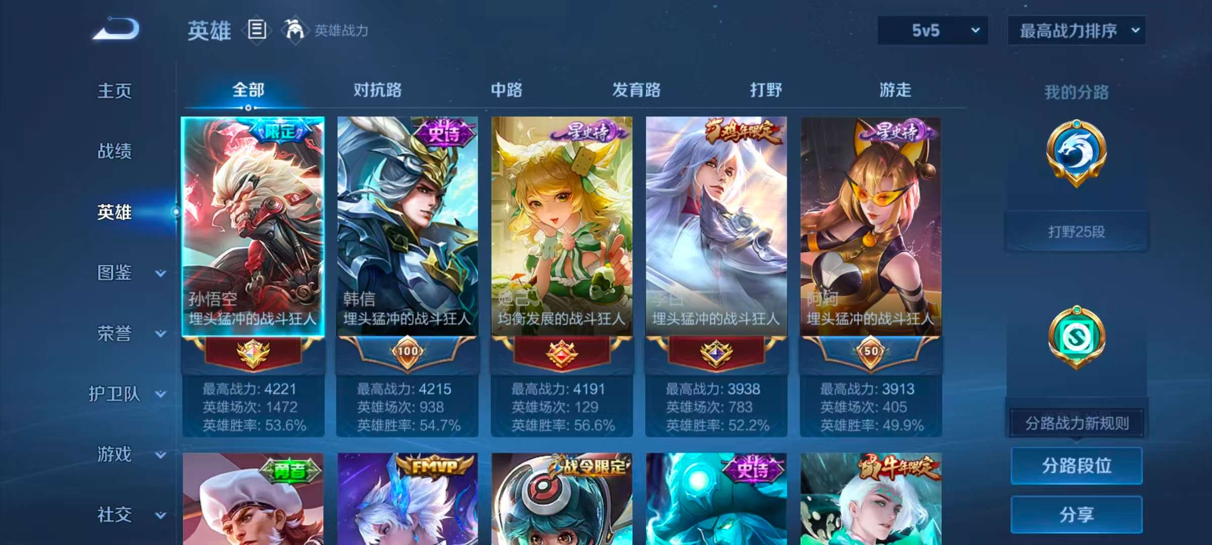 WZCMW4351821王者荣耀账号详情图4
