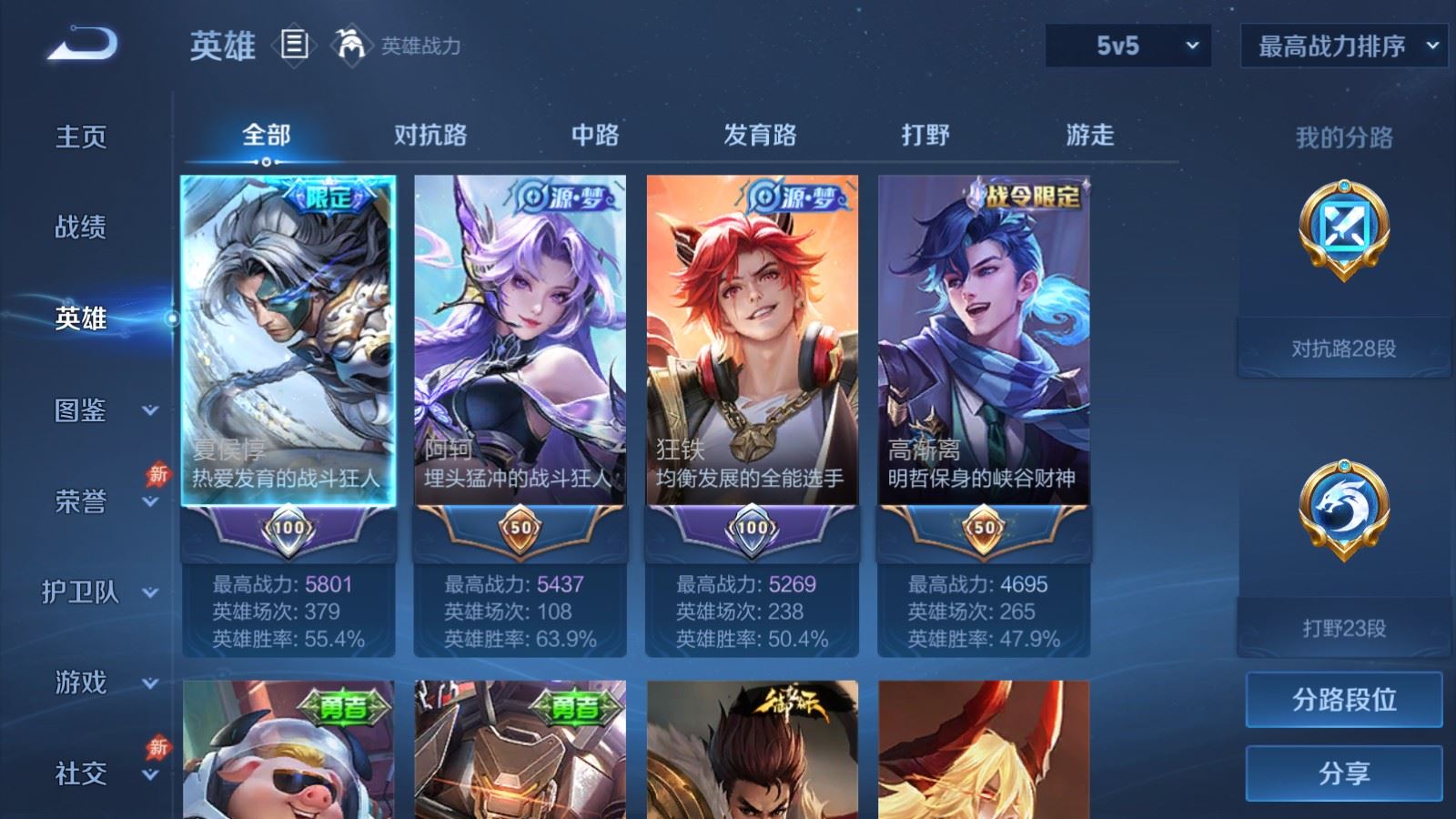 WZCMW4354397王者荣耀账号详情图2