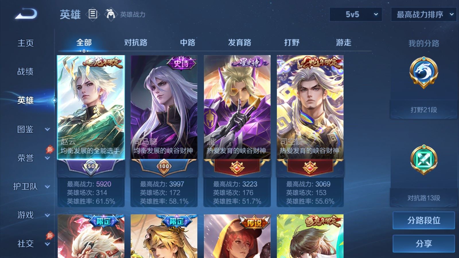 WZCMW4354298王者荣耀账号详情图2
