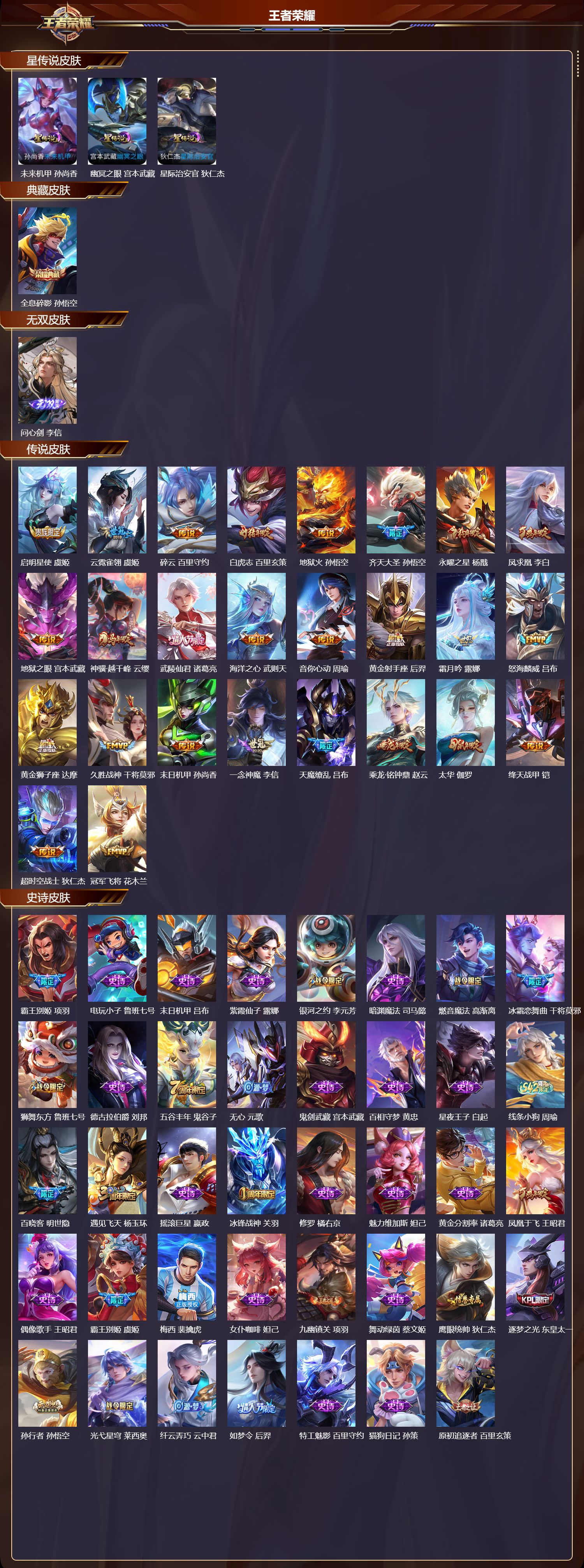 WZQM4331939王者荣耀账号详情图6