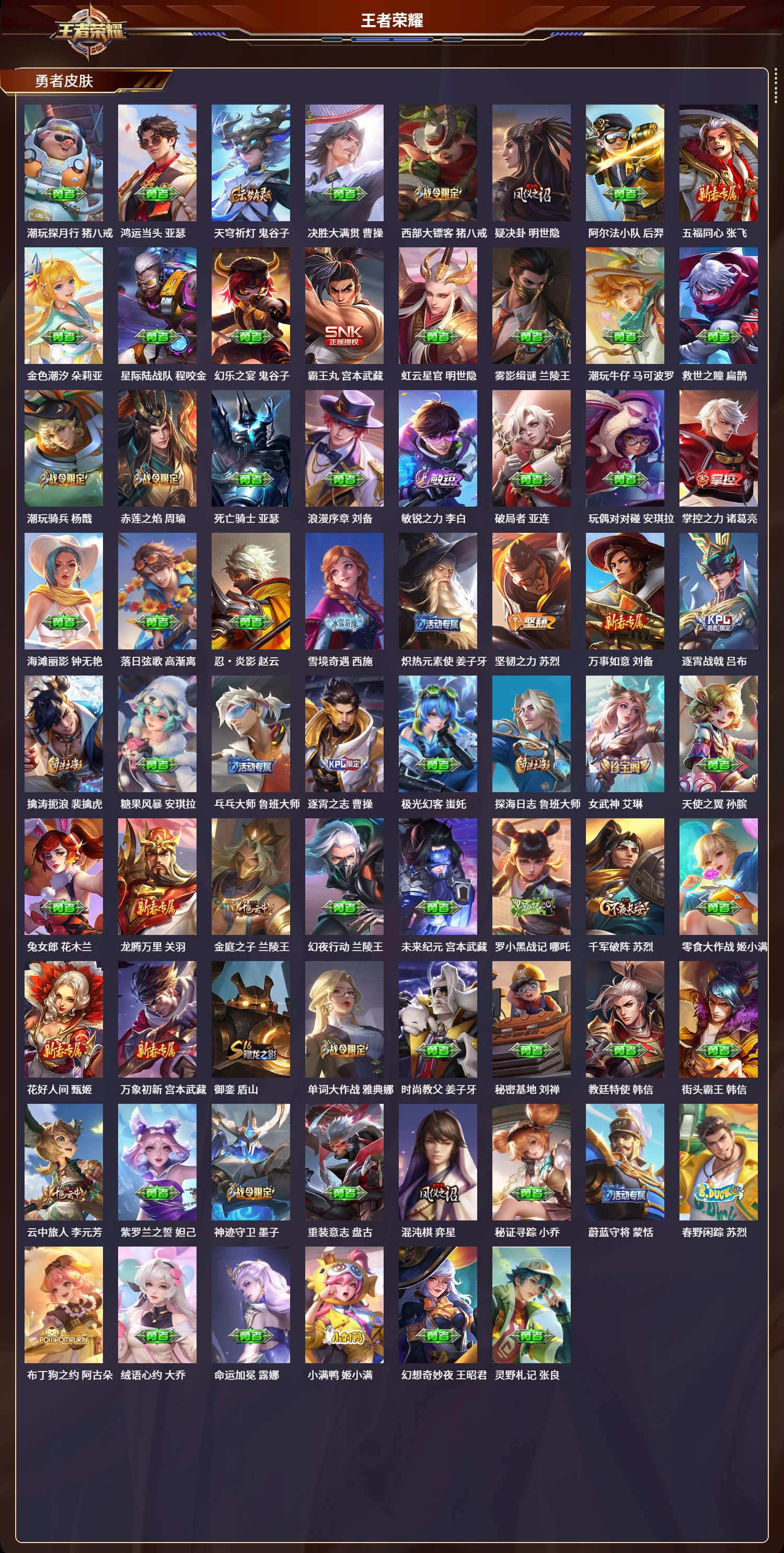 WZLX4332494王者荣耀账号详情图21