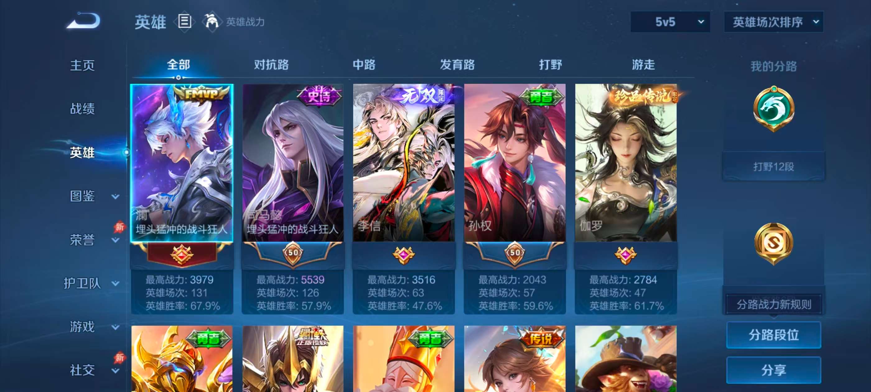WZCMW4355297王者荣耀账号详情图2