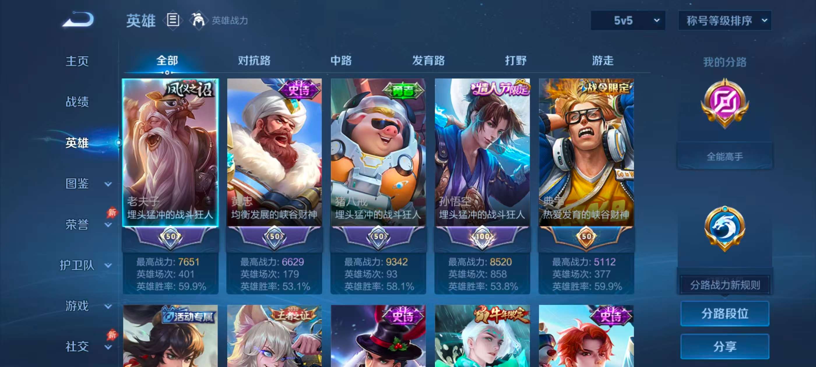 WZCMW4355378王者荣耀账号详情图2