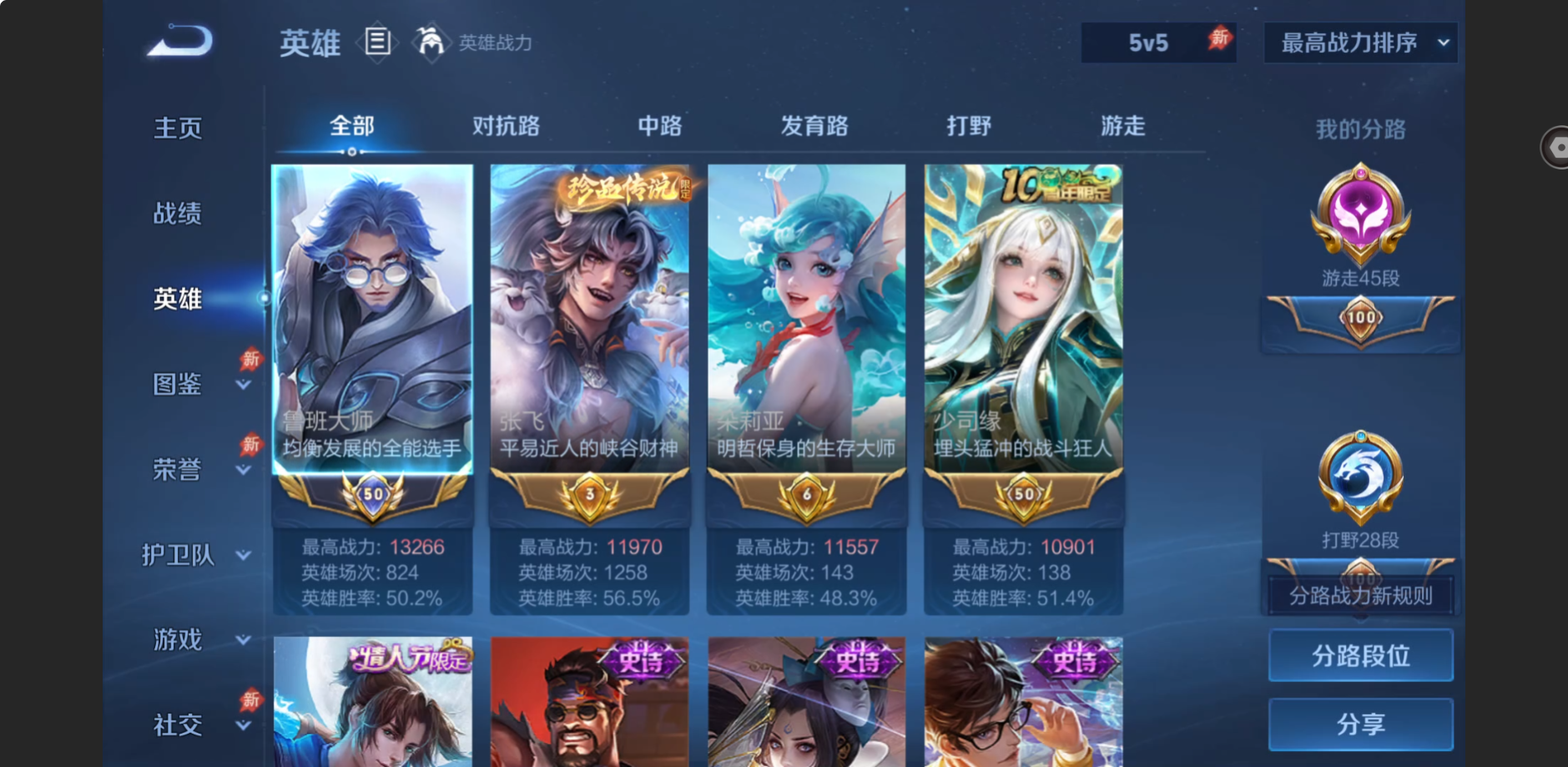 WZLX4356360王者荣耀账号详情图2