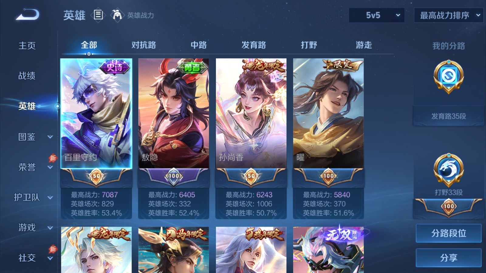 WZCMW4358712王者荣耀账号详情图2