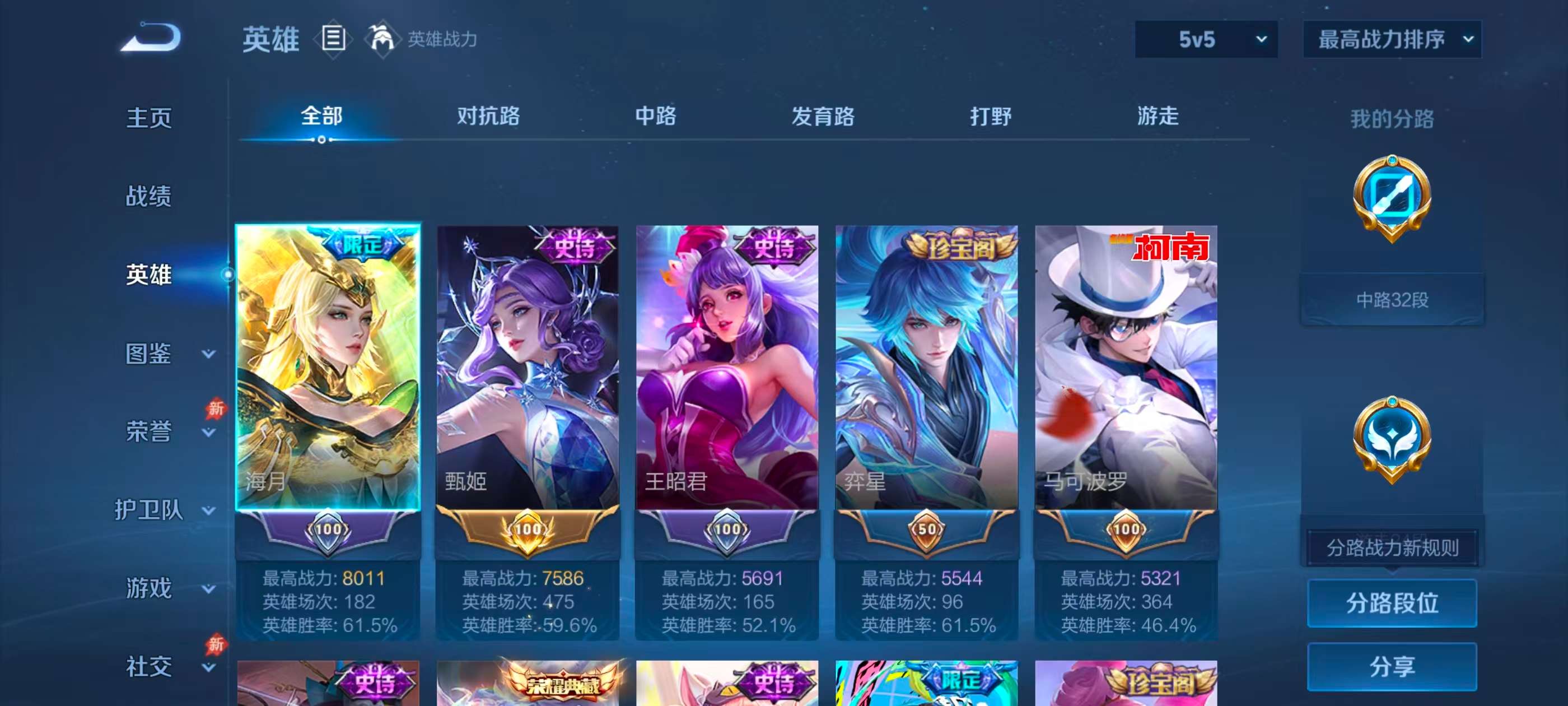 WZCMW4358385王者荣耀账号详情图4