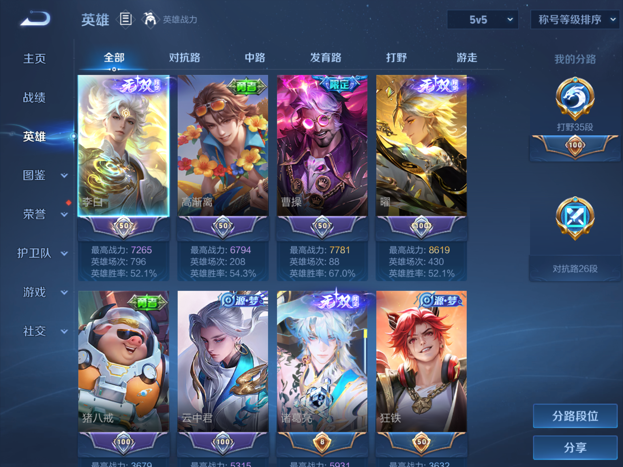 WZCMW4360715王者荣耀账号详情图3