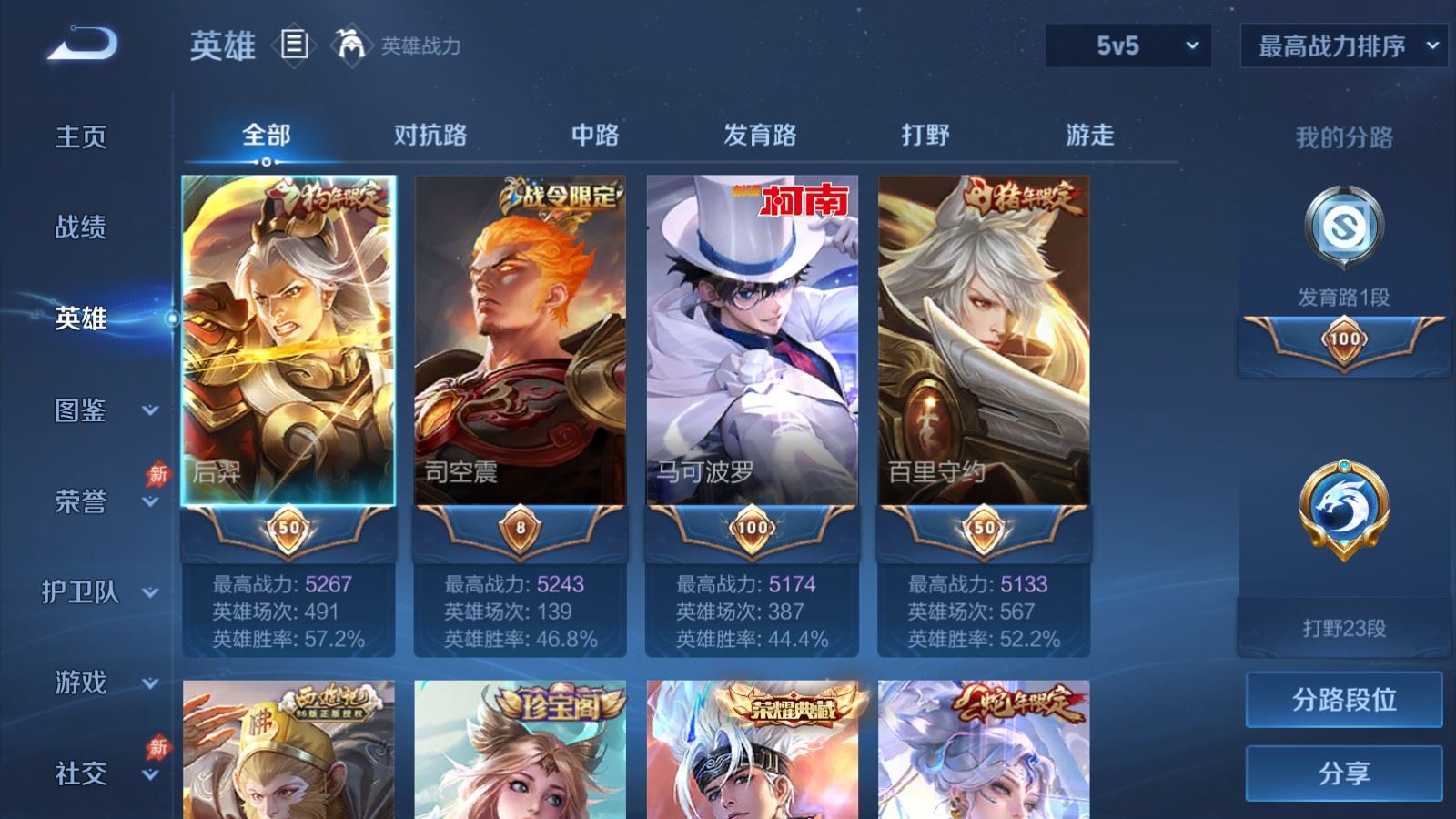 WZCMW4360695王者荣耀账号详情图2