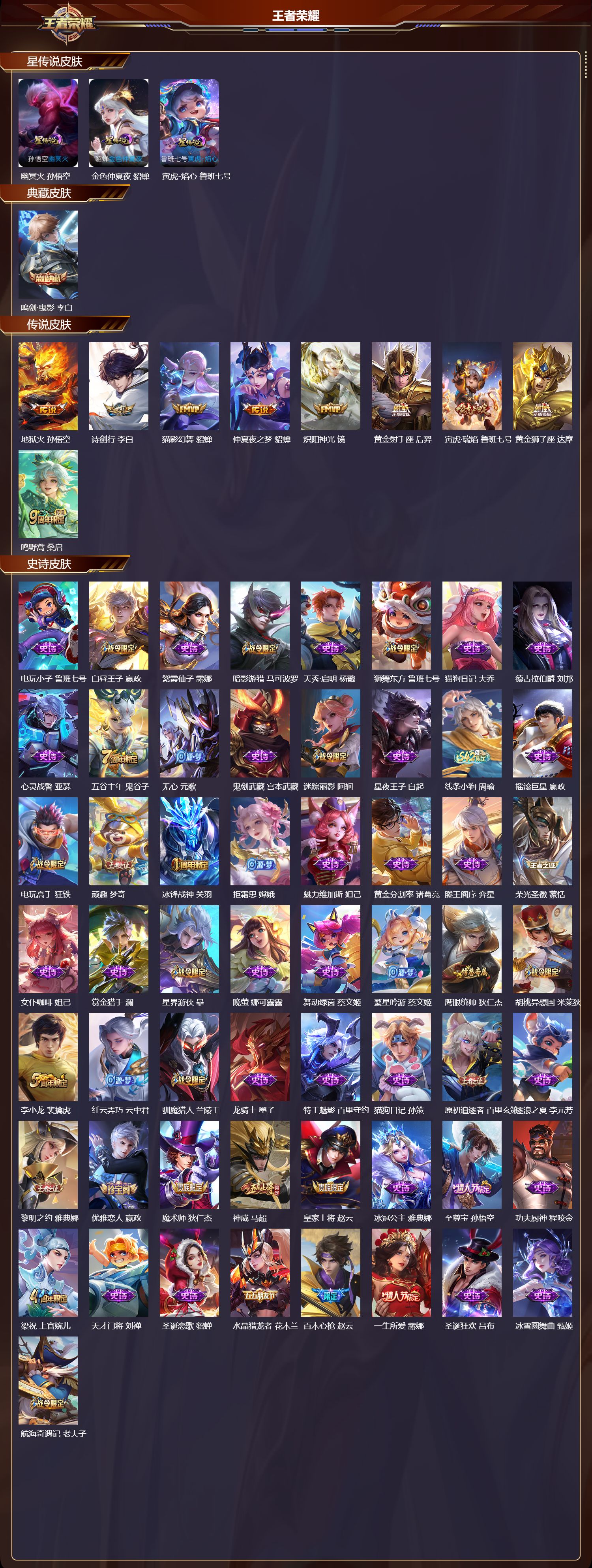 WZQM4278760王者荣耀账号详情图2