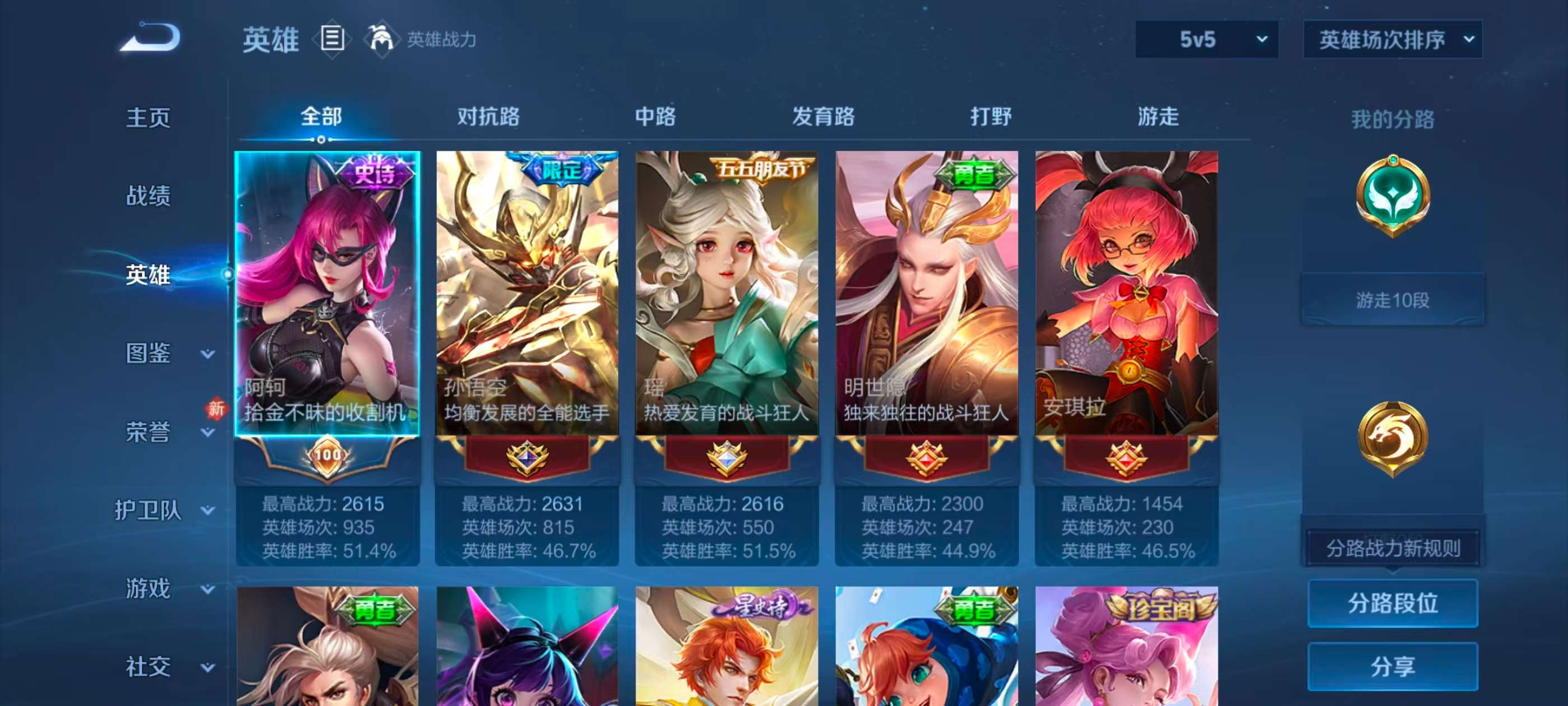 WZCMW4302250王者荣耀账号详情图3