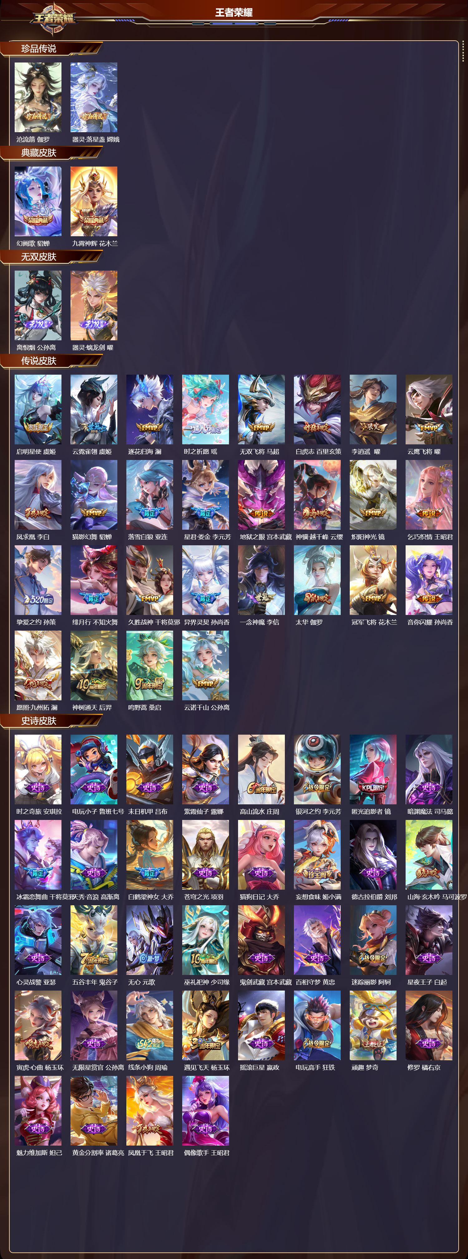 WZCMW4302127王者荣耀账号详情图7