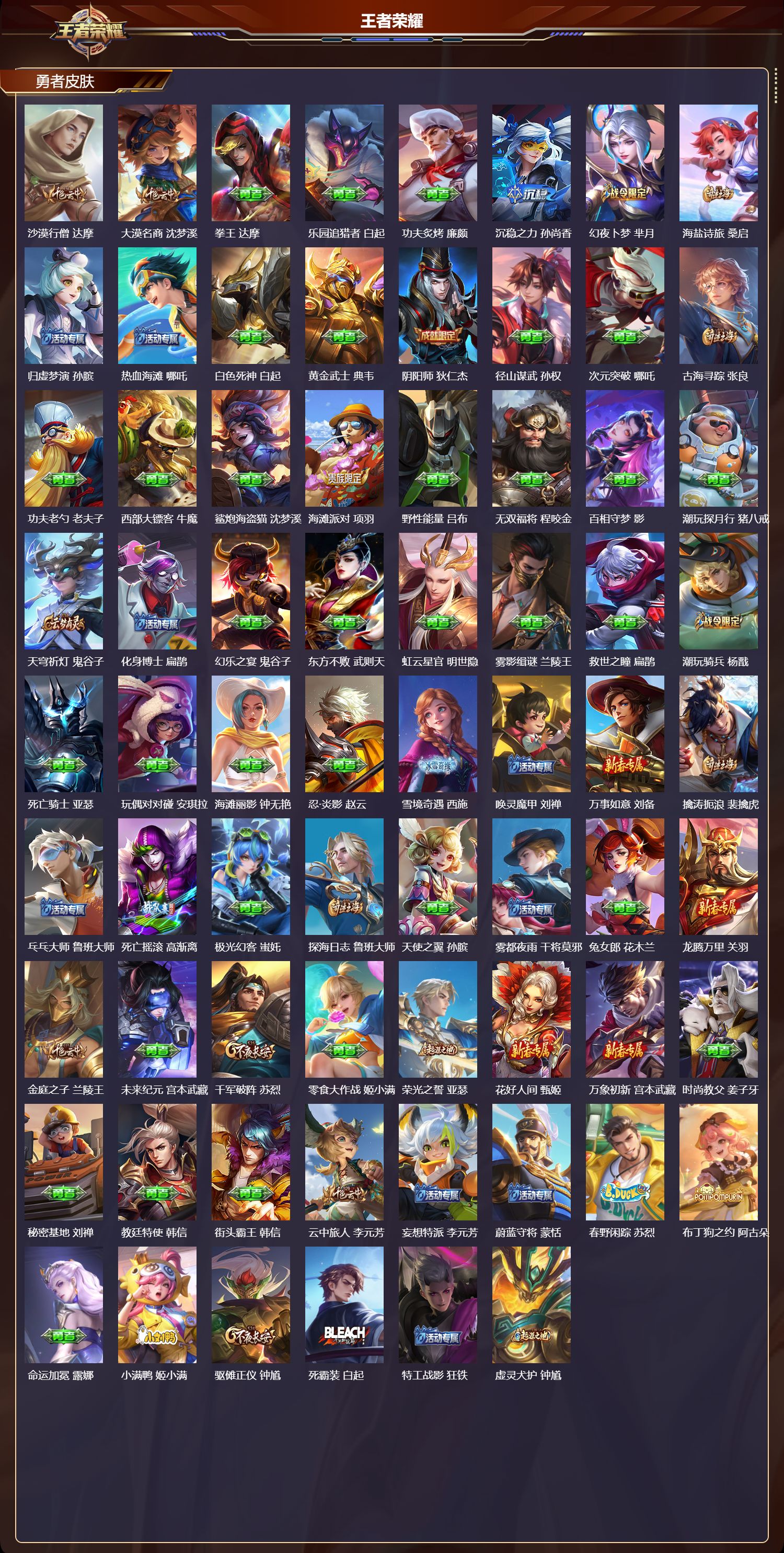 WZMK4278653王者荣耀账号详情图3