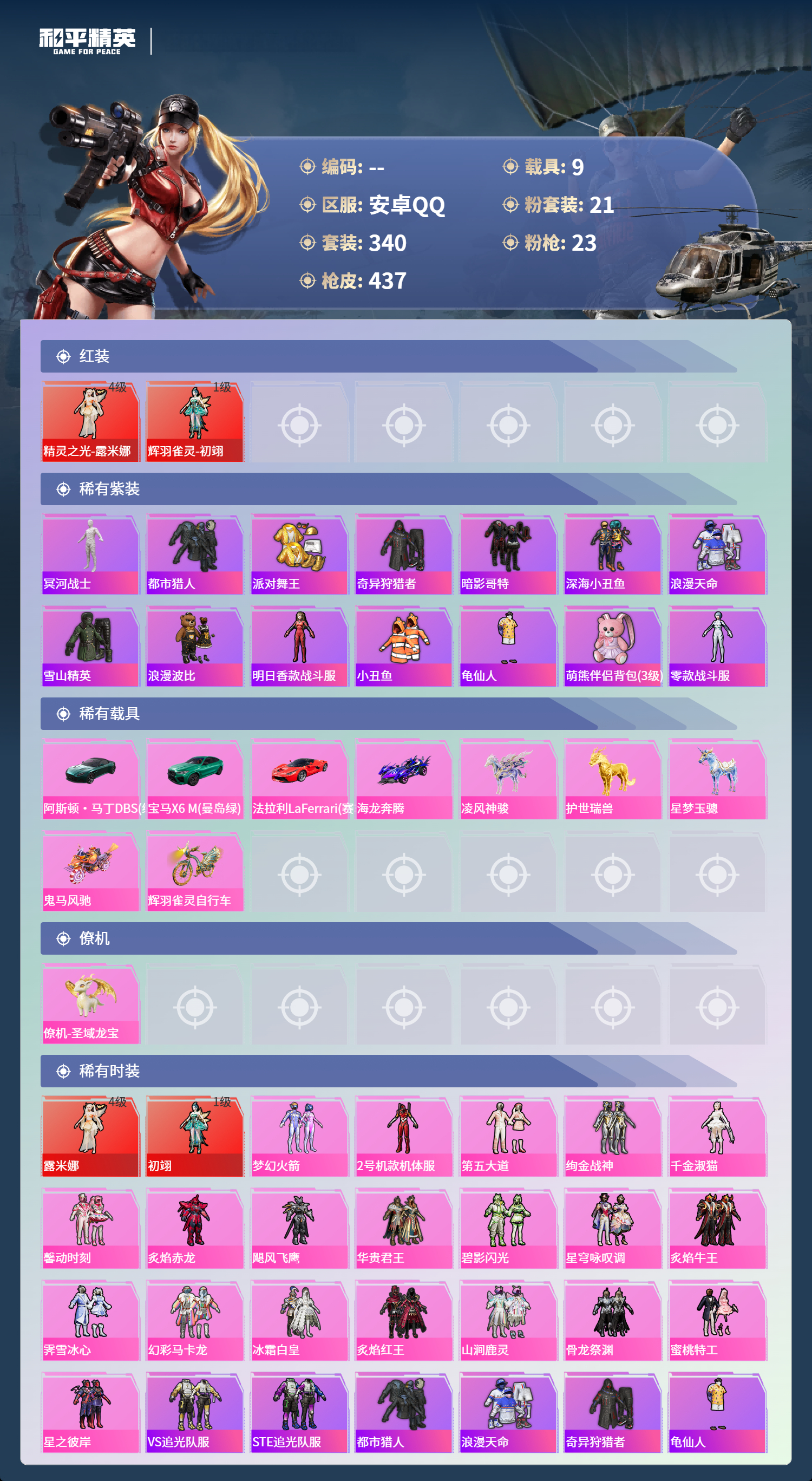 HPCMW4172565和平精英账号详情图4 HPCMW4172565和平精英账号详情图4