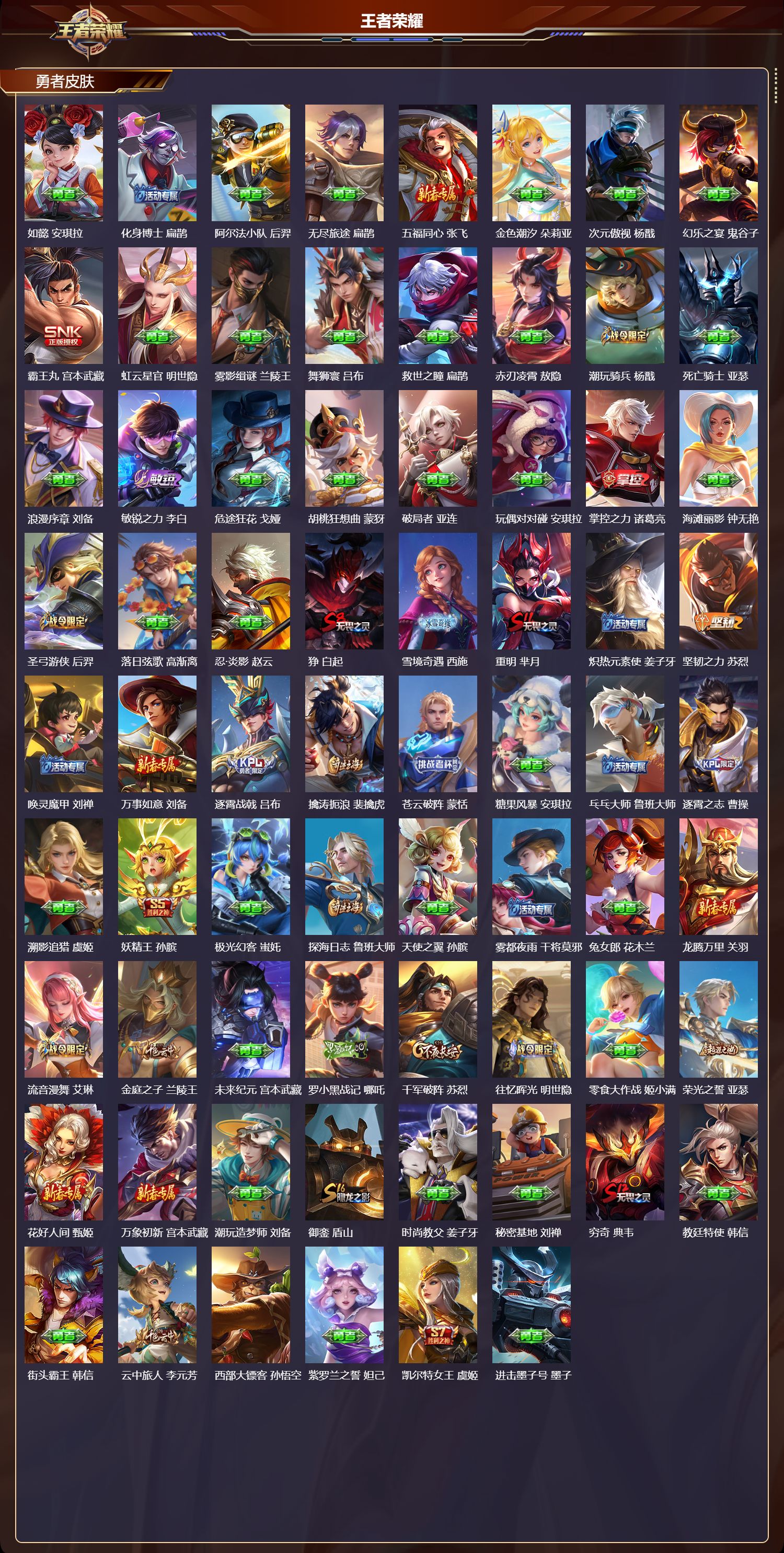 WZCMW4303367王者荣耀账号详情图10